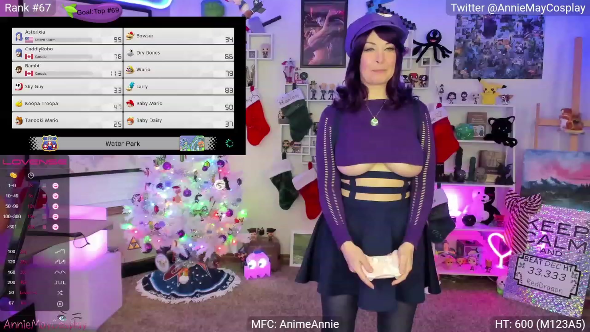 Gallery image thumbnail from AnimeAnnie's myfreecams stream on, 12/27/2022, 03:56 image 1 of 20
