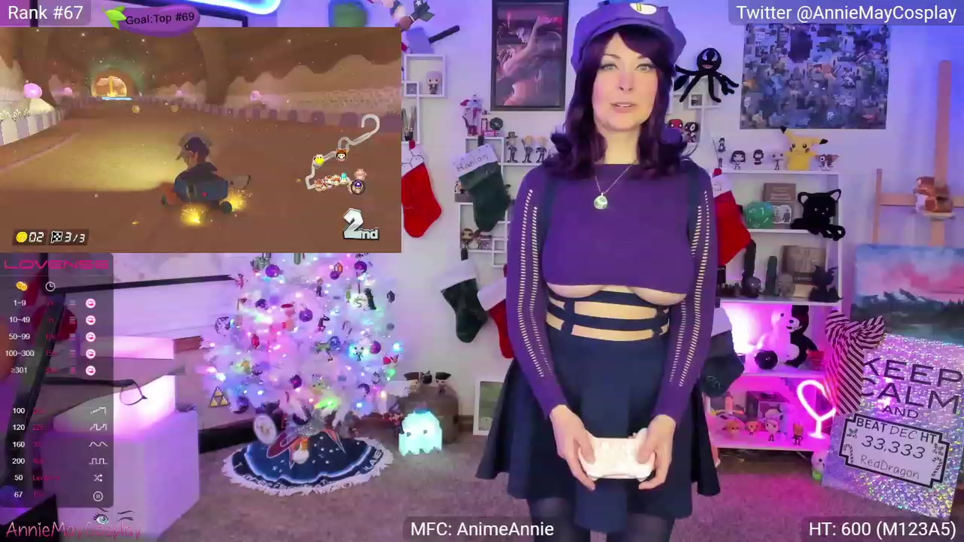 Gallery image thumbnail from AnimeAnnie's myfreecams stream on, 12/27/2022, 03:56 image 9 of 20