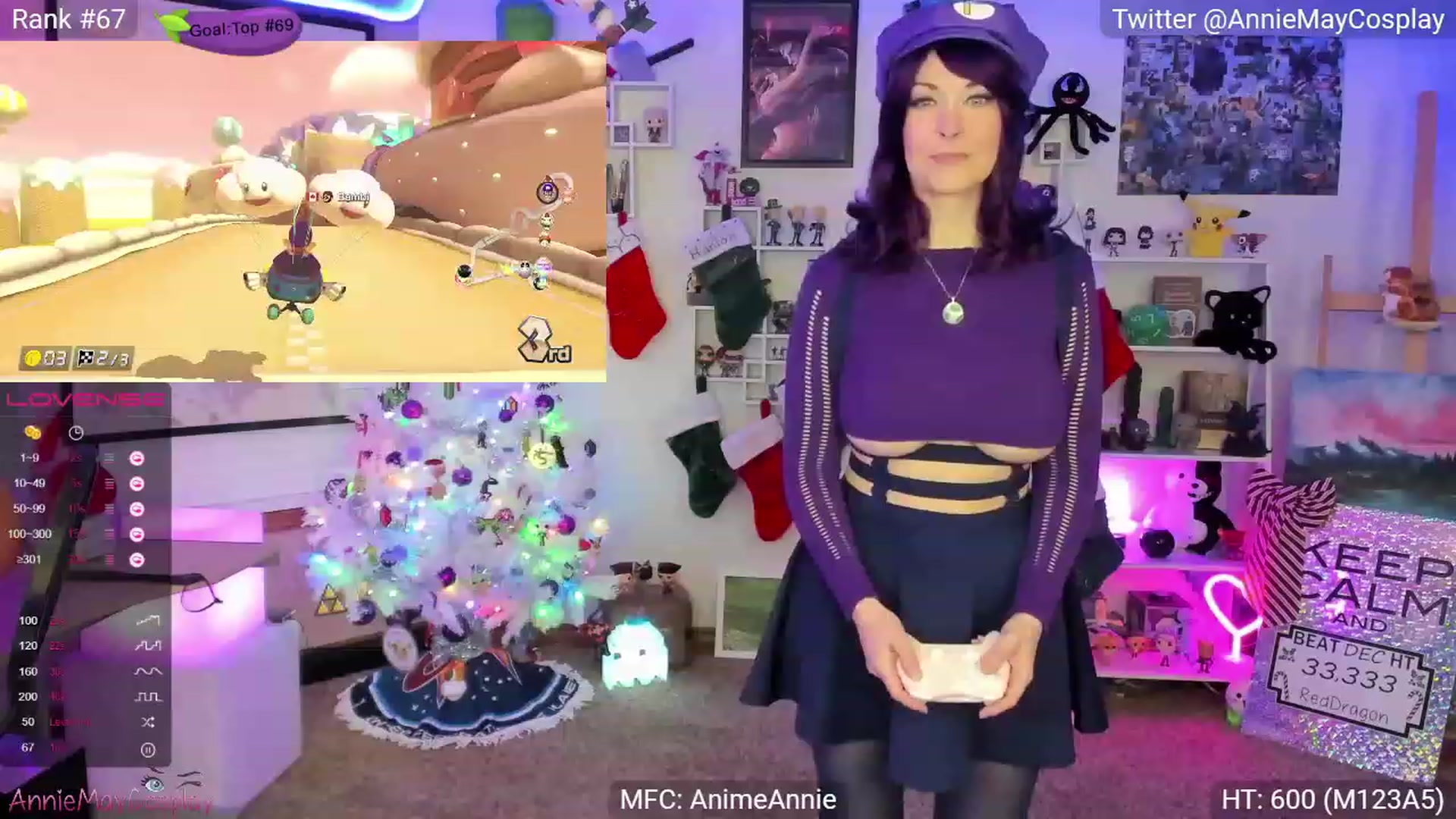 Gallery image thumbnail from AnimeAnnie's myfreecams stream on, 12/27/2022, 03:56 image 8 of 20
