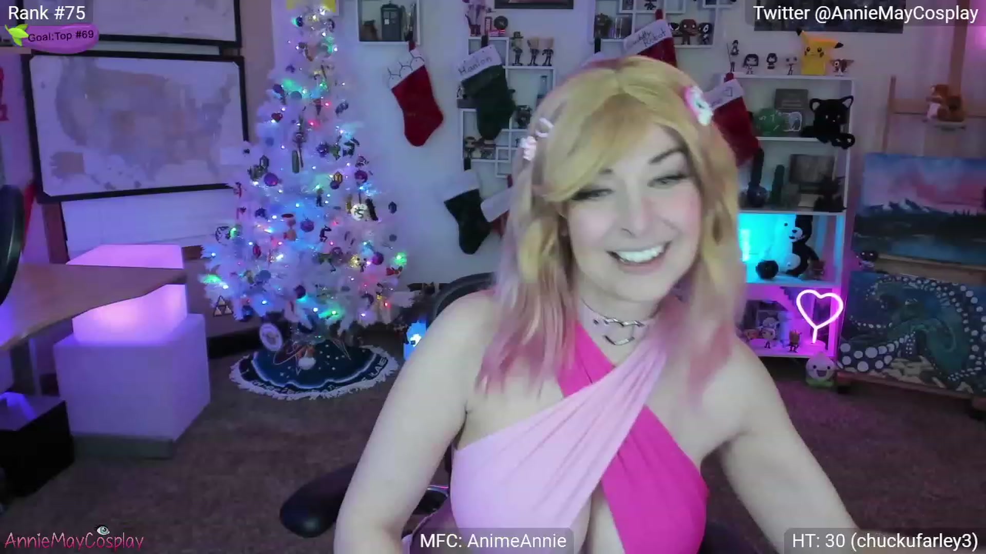 Gallery image thumbnail from AnimeAnnie's myfreecams stream on, 12/29/2022, 04:48 image 2 of 20