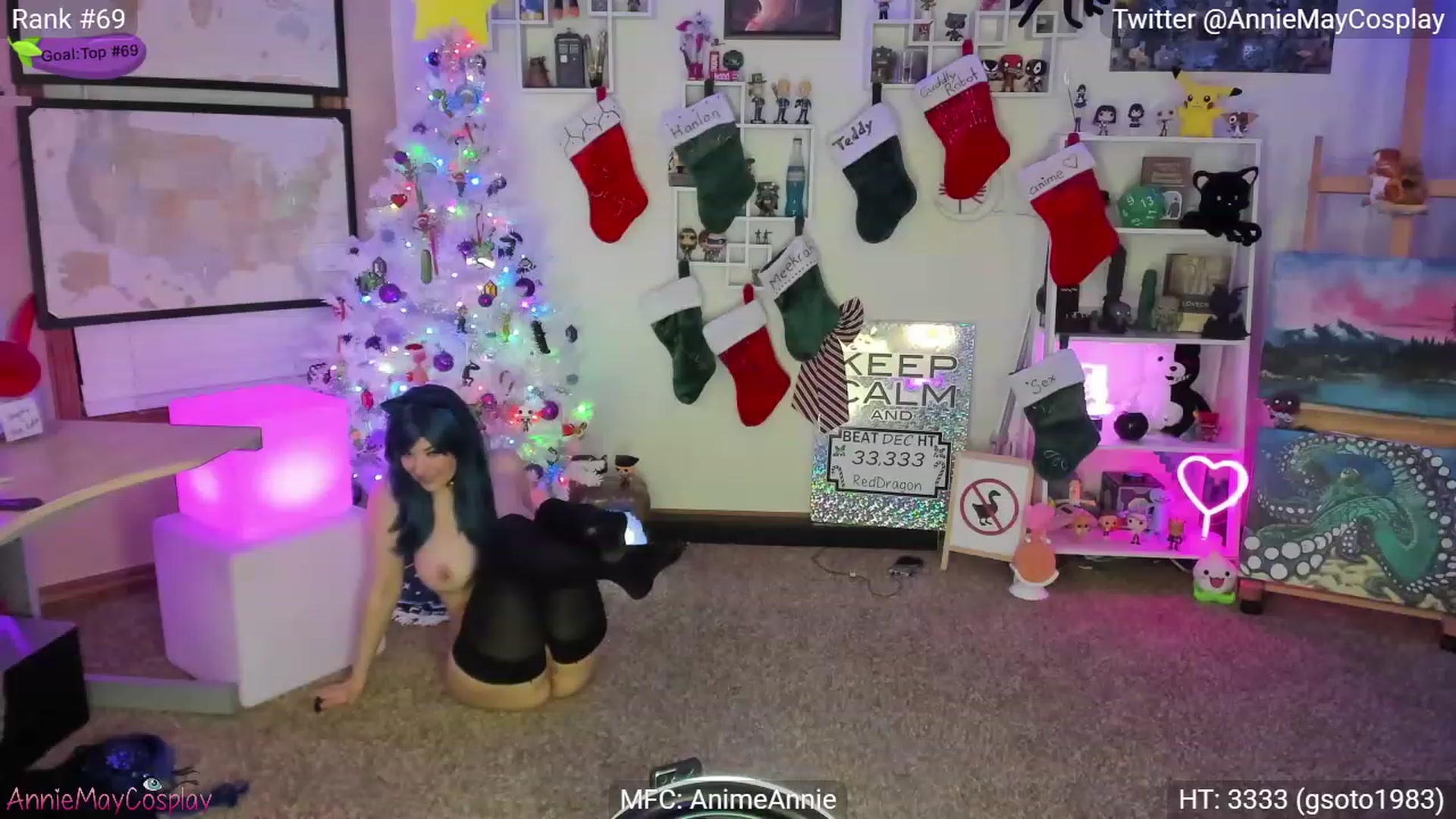 Gallery image thumbnail from AnimeAnnie's myfreecams stream on, 01/01/2023, 04:39 image 8 of 20
