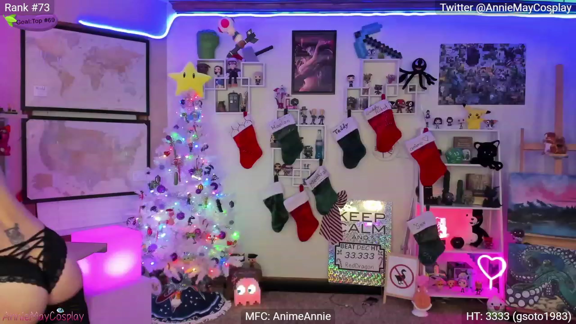 Gallery image thumbnail from AnimeAnnie's myfreecams stream on, 01/01/2023, 04:39 image 3 of 20