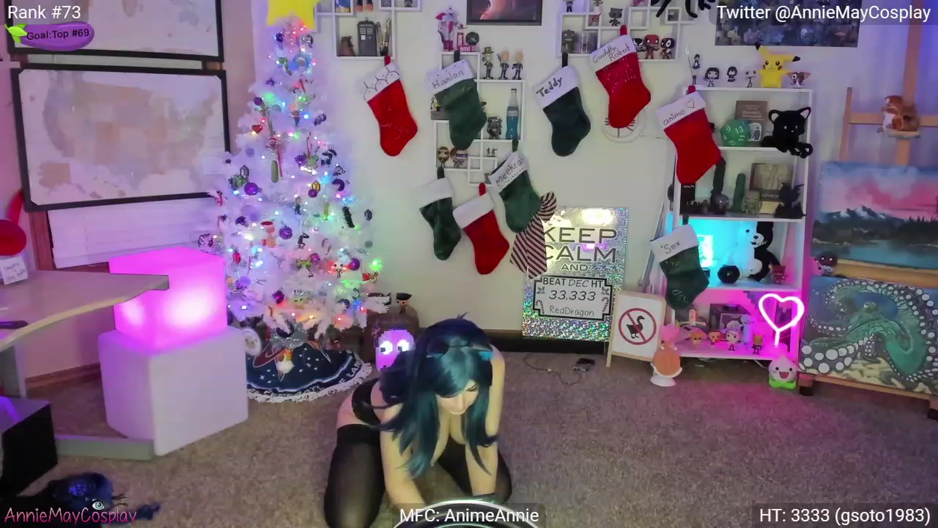 Gallery image thumbnail from AnimeAnnie's myfreecams stream on, 01/01/2023, 04:39 image 5 of 20