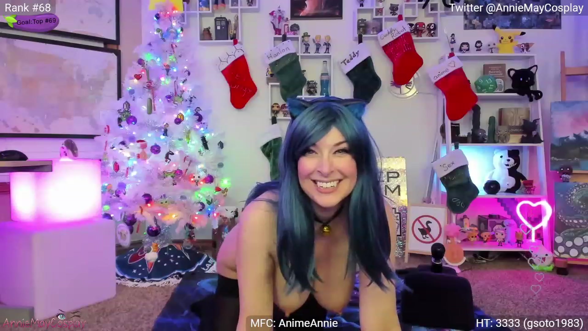 Gallery image thumbnail from AnimeAnnie's myfreecams stream on, 01/01/2023, 04:39 image 18 of 20