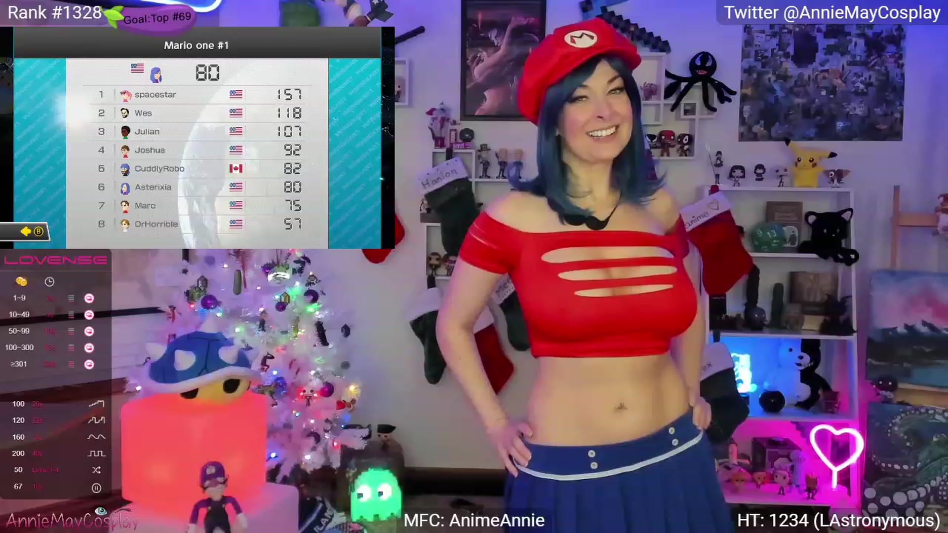 Gallery image thumbnail from AnimeAnnie's myfreecams stream on, 01/03/2023, 03:52 image 4 of 20