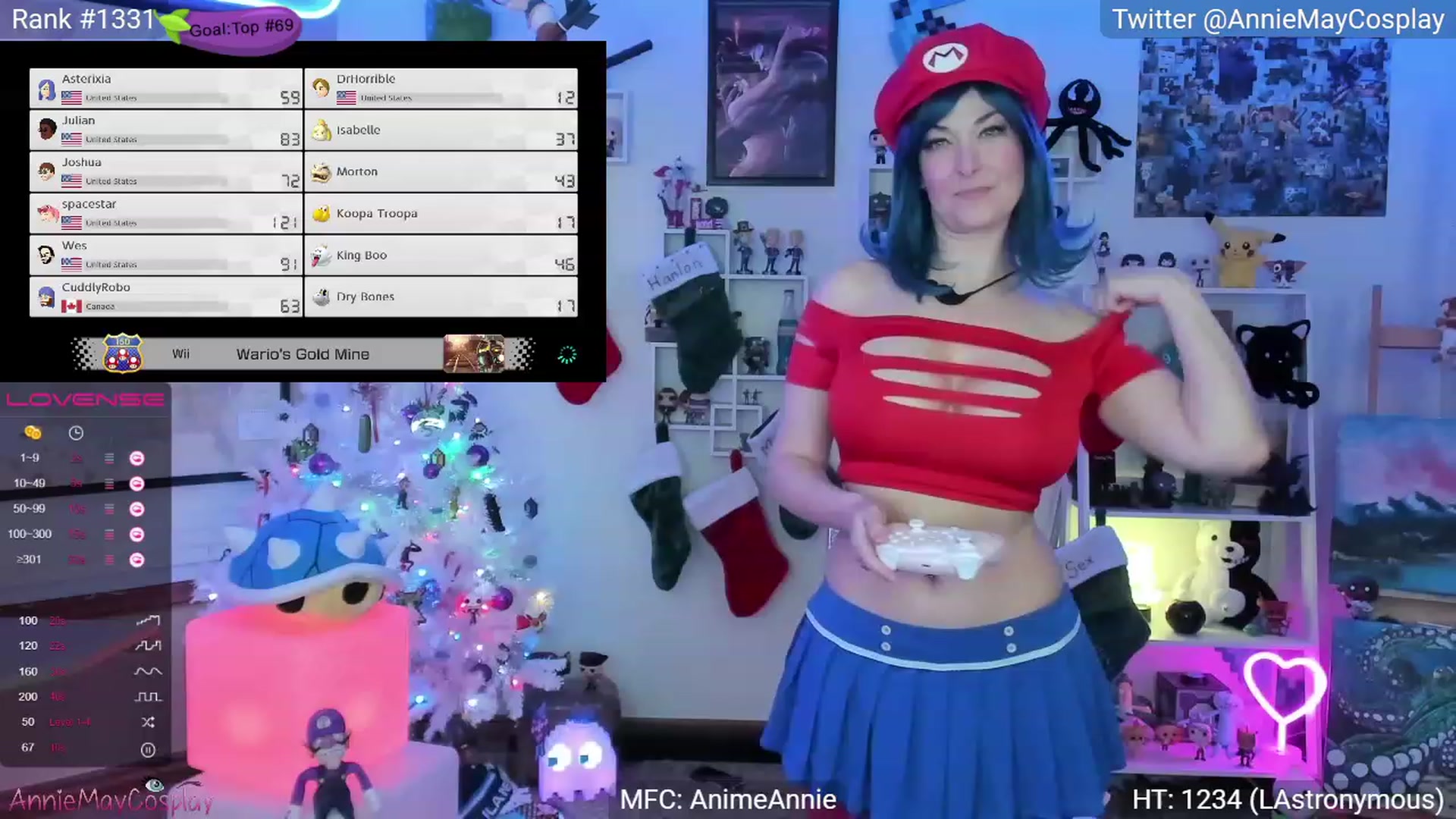 Gallery image thumbnail from AnimeAnnie's myfreecams stream on, 01/03/2023, 03:52 image 1 of 20