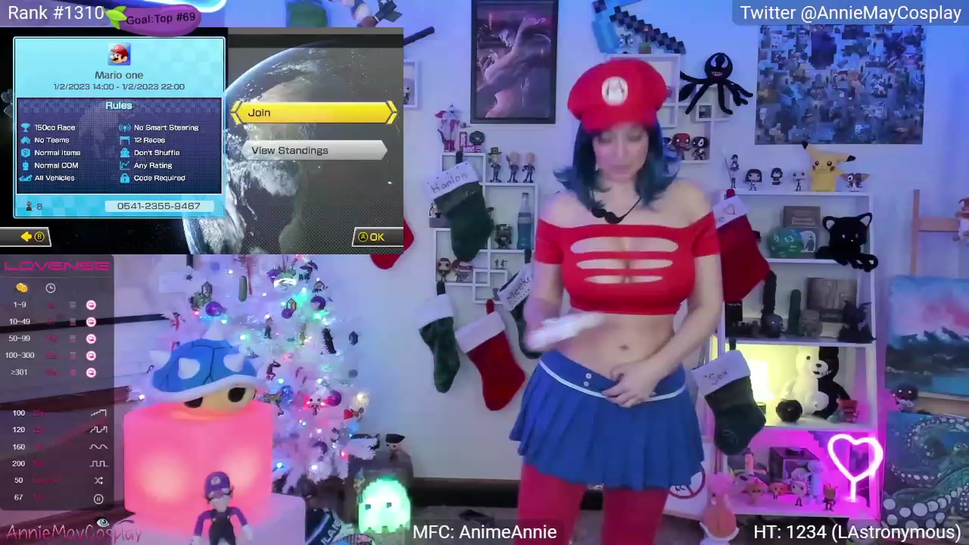 Gallery image thumbnail from AnimeAnnie's myfreecams stream on, 01/03/2023, 03:52 image 6 of 20
