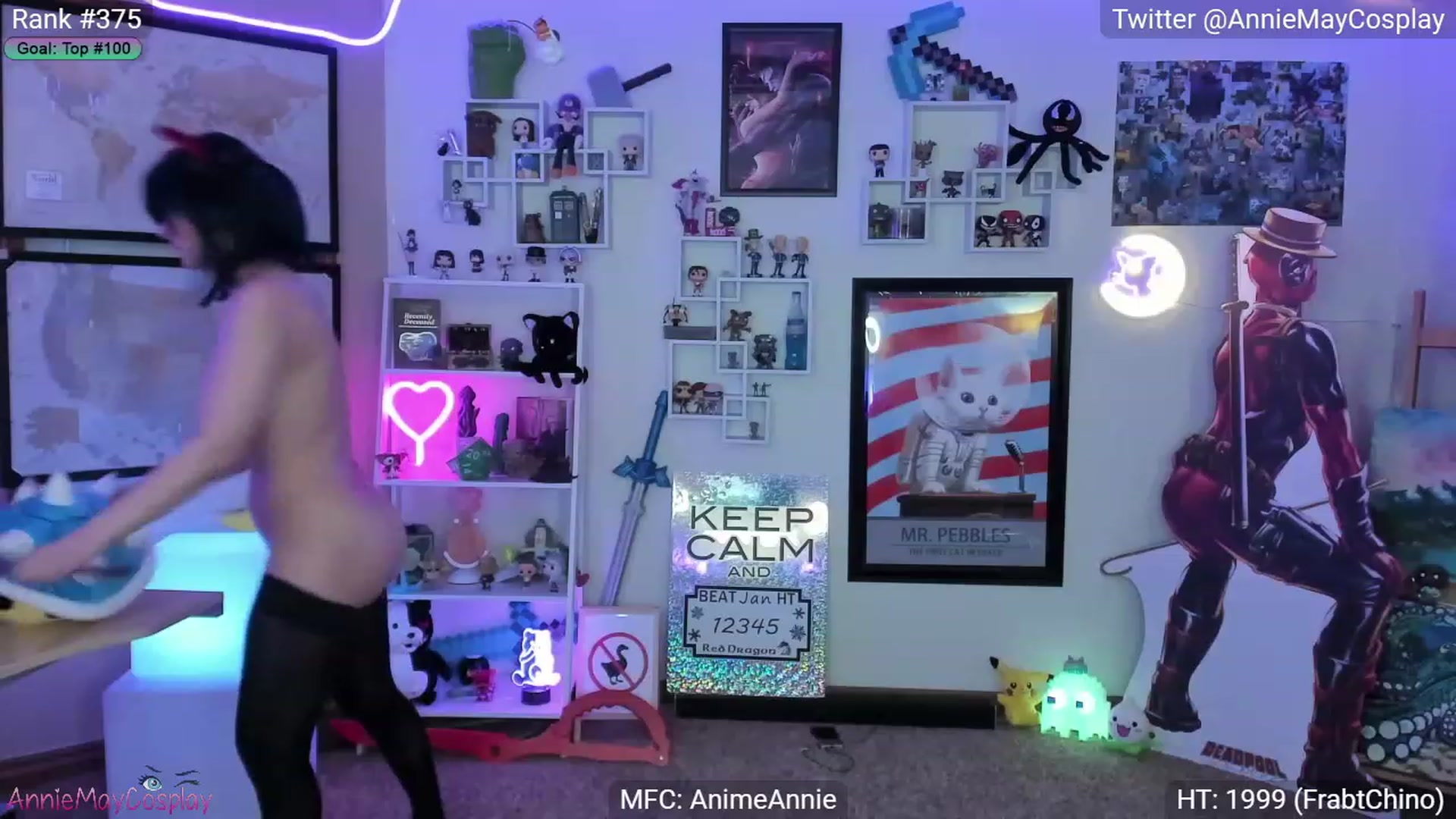 Gallery image thumbnail from AnimeAnnie's myfreecams stream on, 01/08/2023, 05:18 image 18 of 20