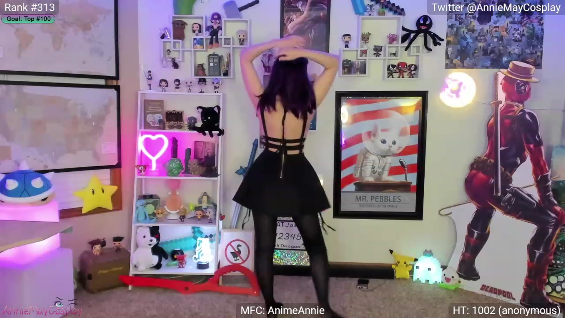Gallery image thumbnail from AnimeAnnie's myfreecams stream on, 01/12/2023, 04:37 image 12 of 20