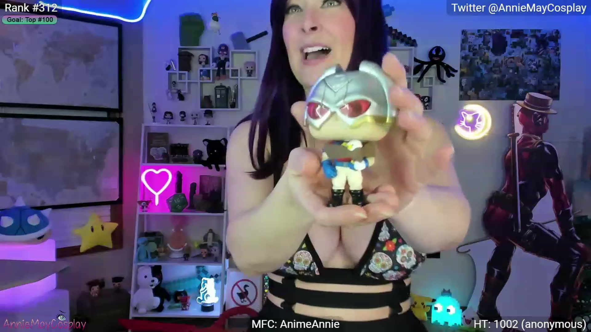 Gallery image thumbnail from AnimeAnnie's myfreecams stream on, 01/12/2023, 04:37 image 13 of 20