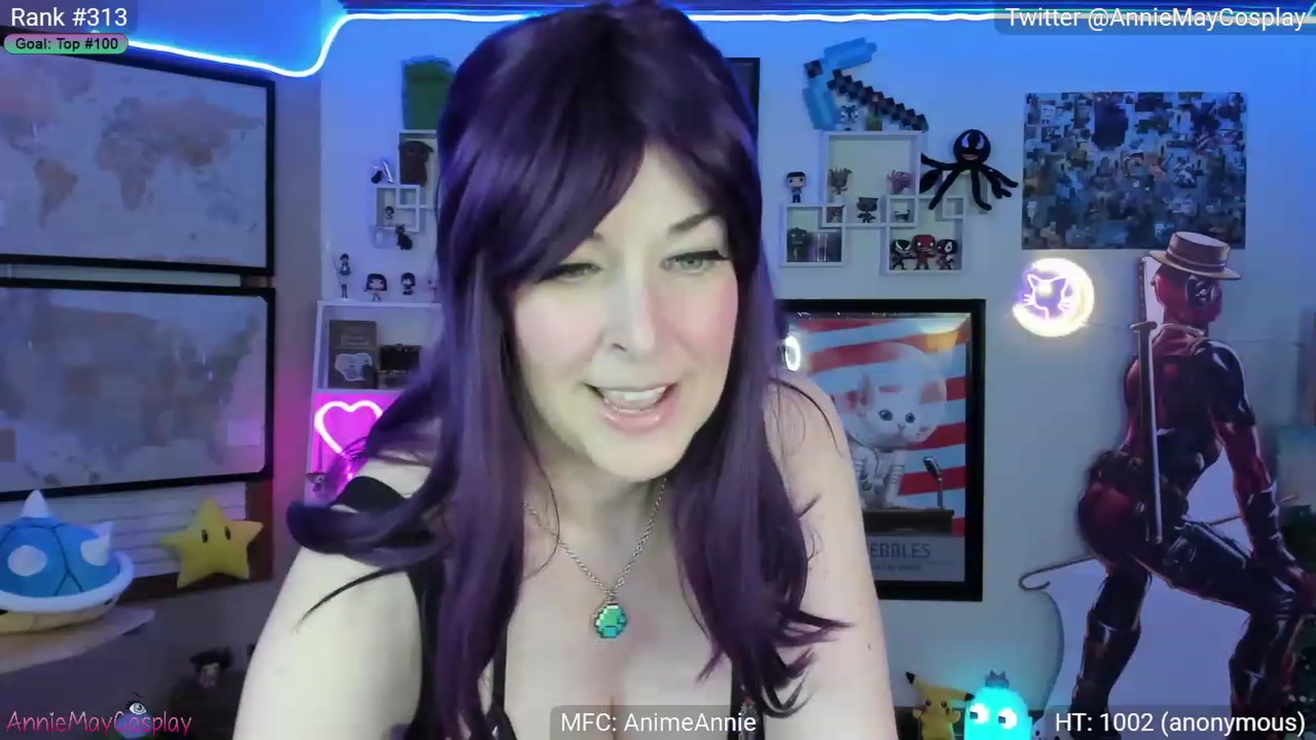 Gallery image thumbnail from AnimeAnnie's myfreecams stream on, 01/12/2023, 04:37 image 11 of 20