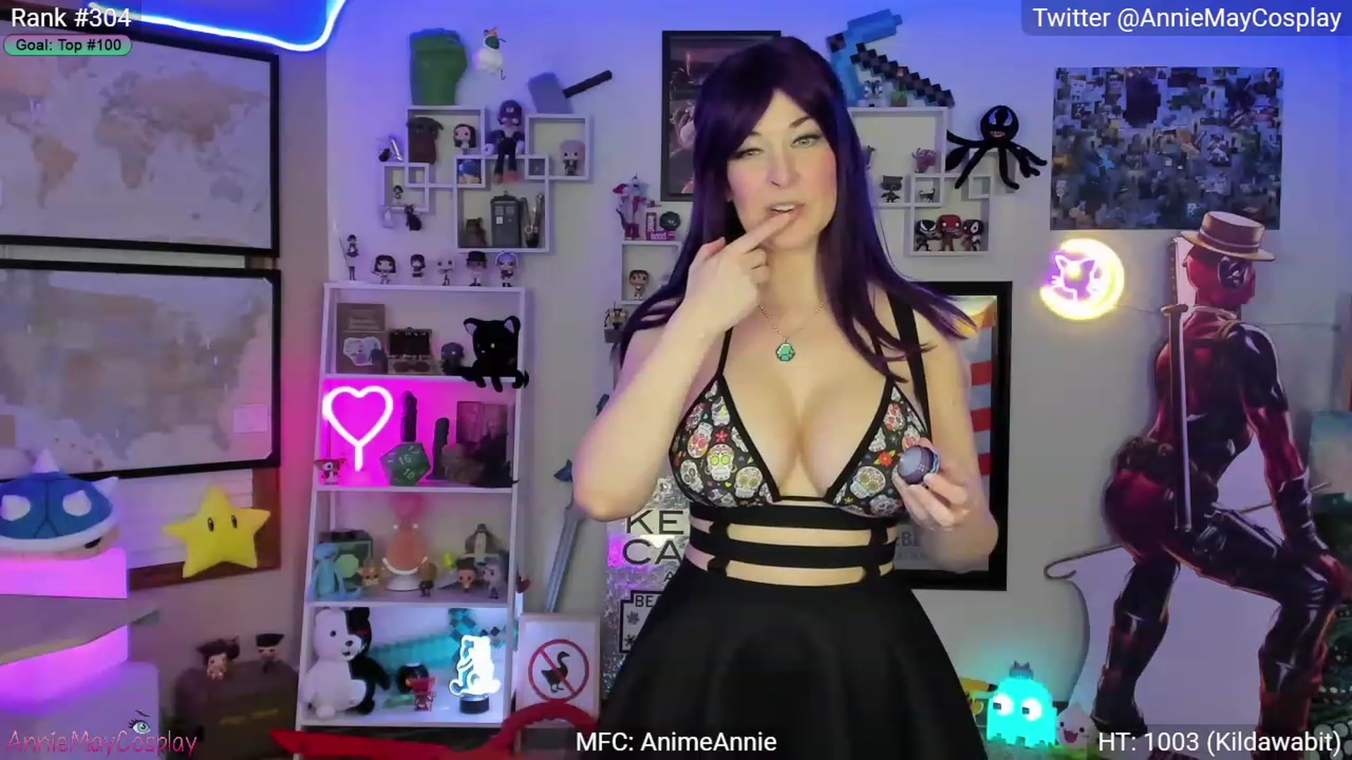 Gallery image thumbnail from AnimeAnnie's myfreecams stream on, 01/12/2023, 04:37 image 15 of 20