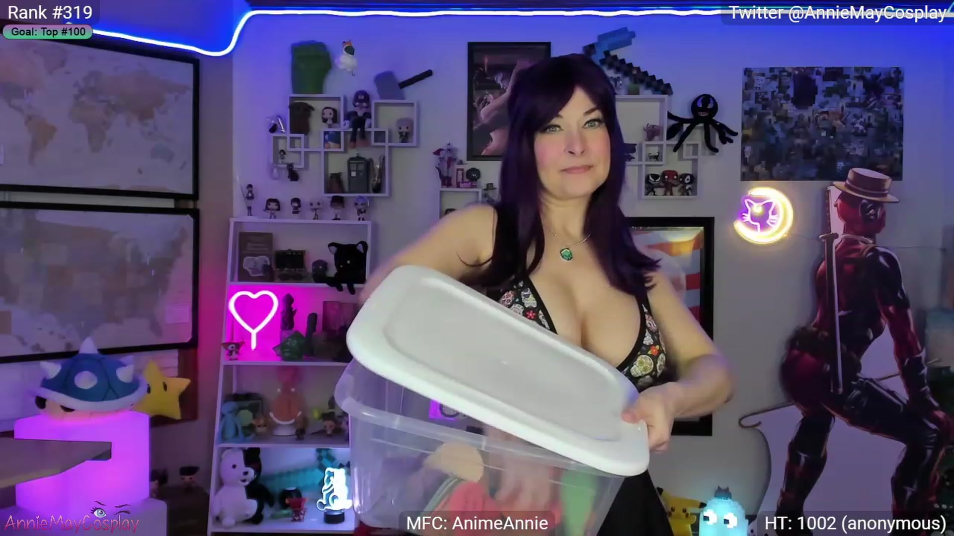 Gallery image thumbnail from AnimeAnnie's myfreecams stream on, 01/12/2023, 04:37 image 10 of 20