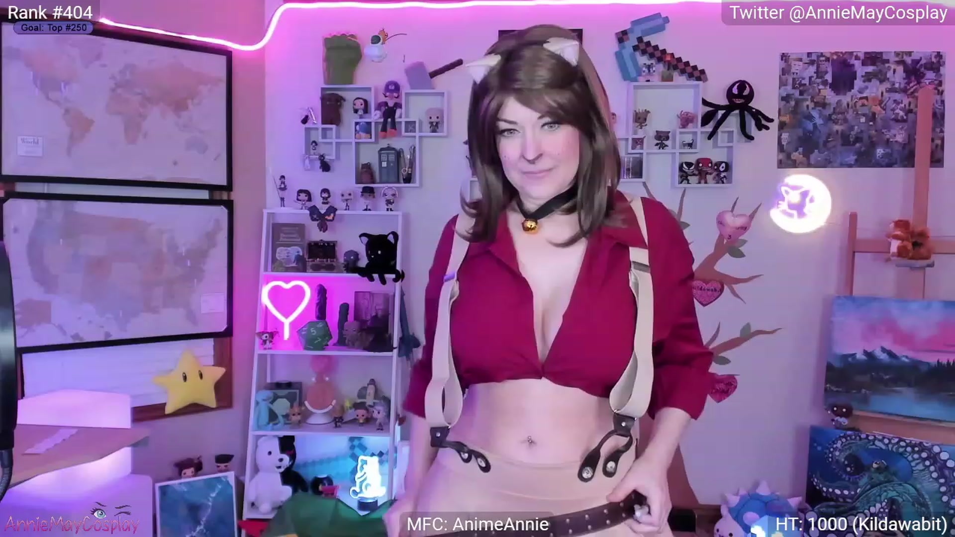 Gallery image thumbnail from AnimeAnnie's myfreecams stream on, 02/05/2023, 02:55 image 5 of 20