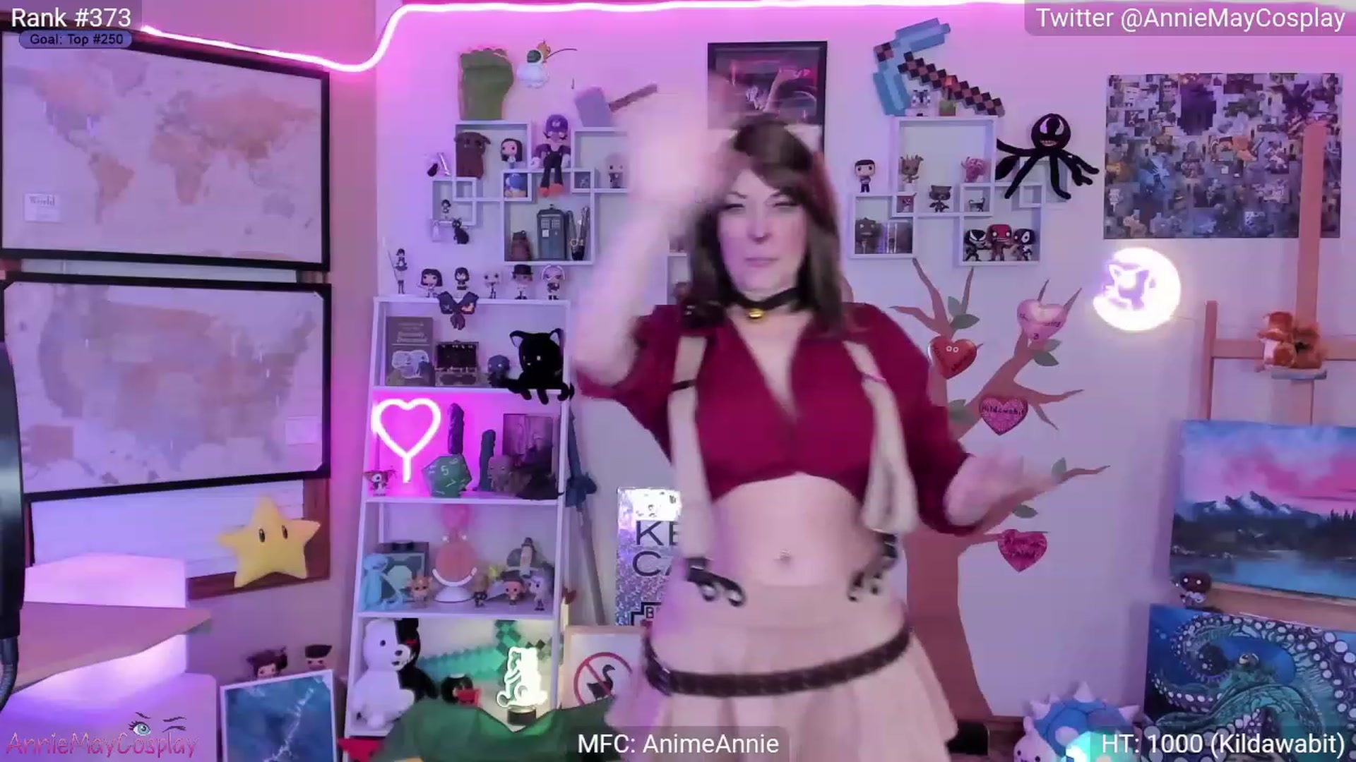Gallery image thumbnail from AnimeAnnie's myfreecams stream on, 02/05/2023, 02:55 image 10 of 20