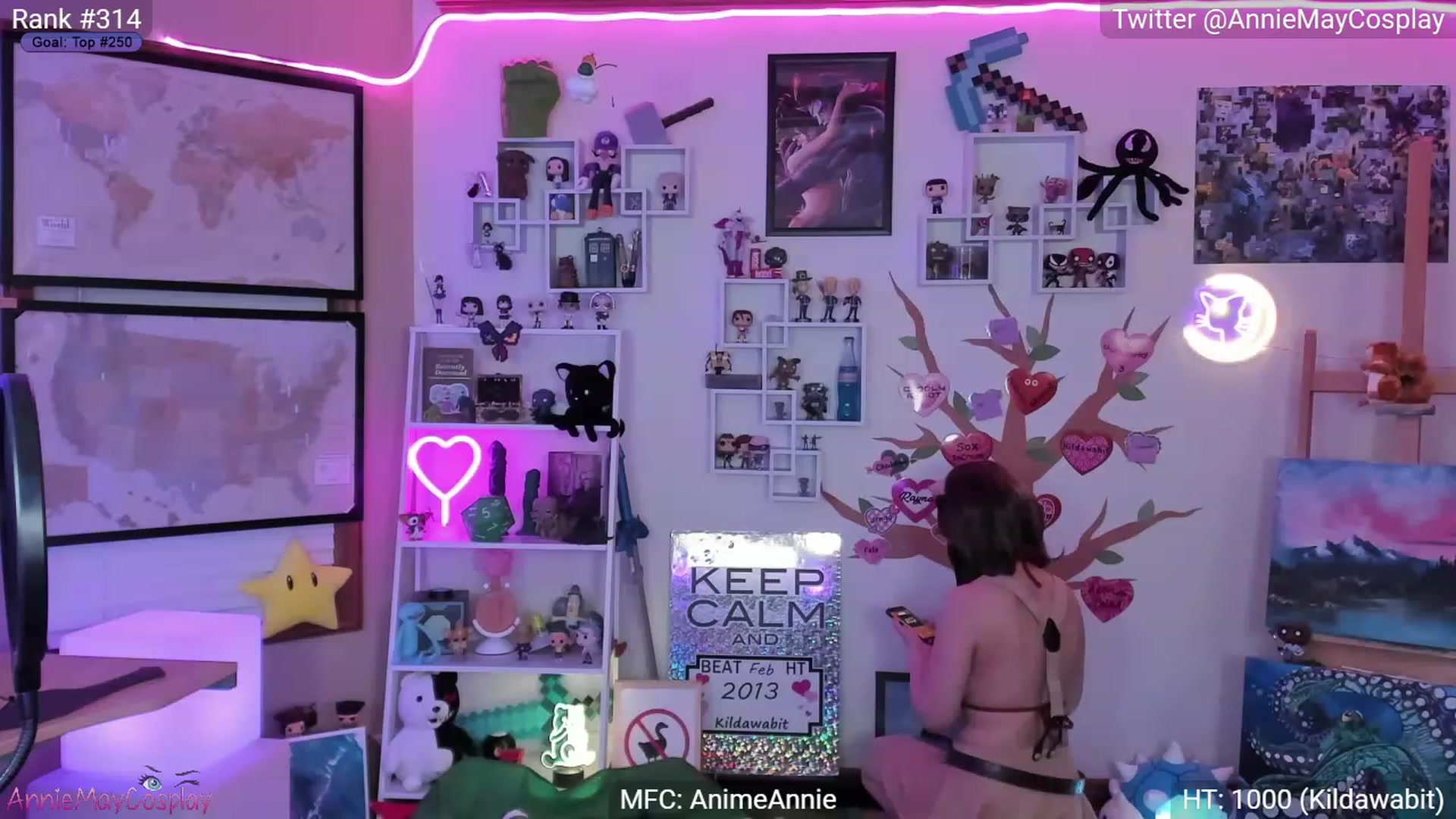 Gallery image thumbnail from AnimeAnnie's myfreecams stream on, 02/05/2023, 02:55 image 19 of 20
