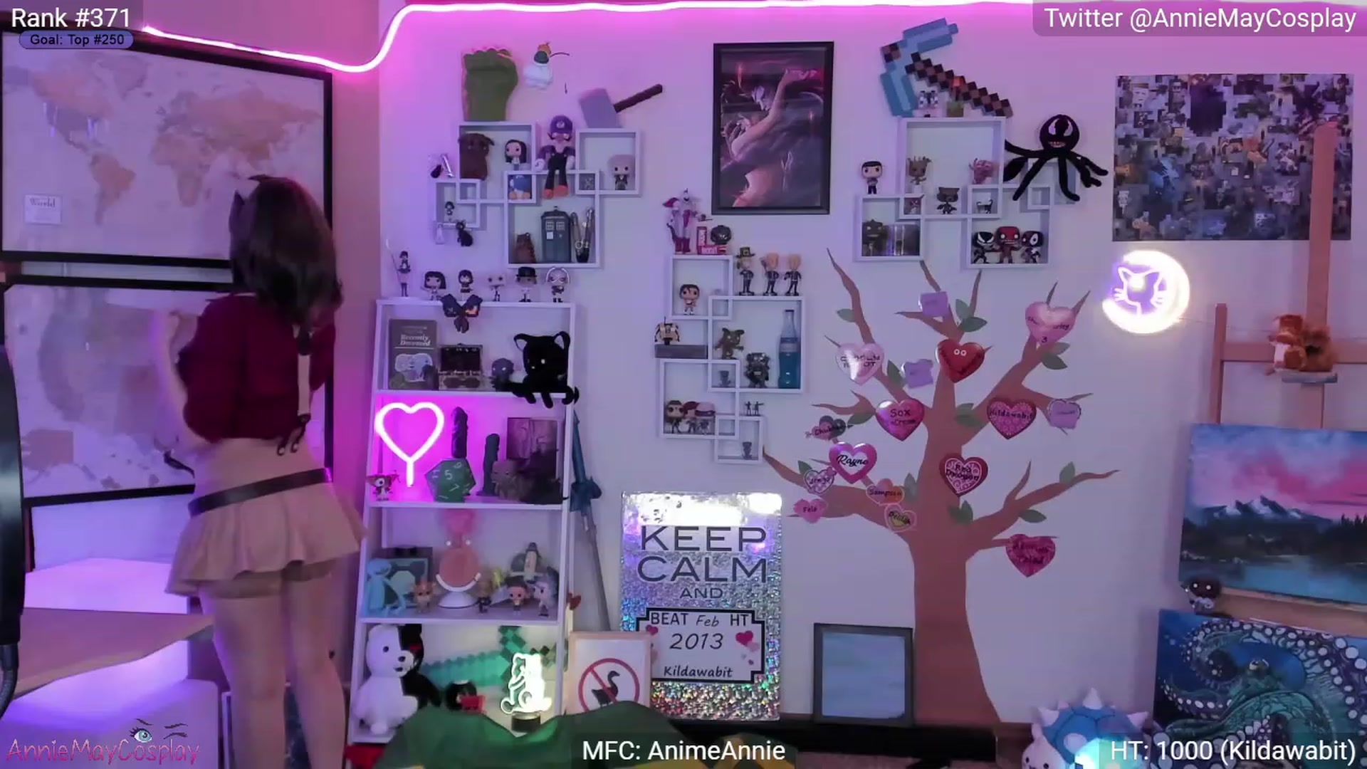 Gallery image thumbnail from AnimeAnnie's myfreecams stream on, 02/05/2023, 02:55 image 11 of 20