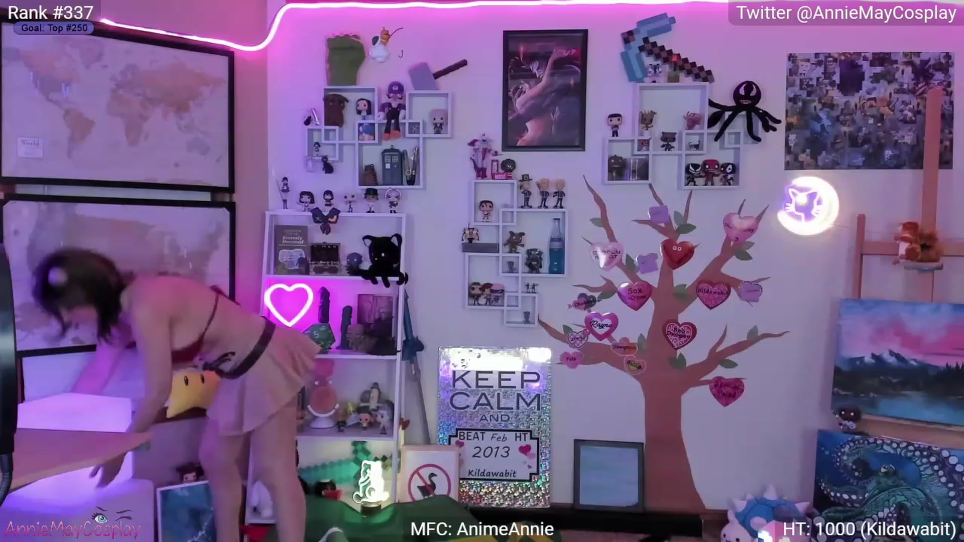 Gallery image thumbnail from AnimeAnnie's myfreecams stream on, 02/05/2023, 02:55 image 13 of 20