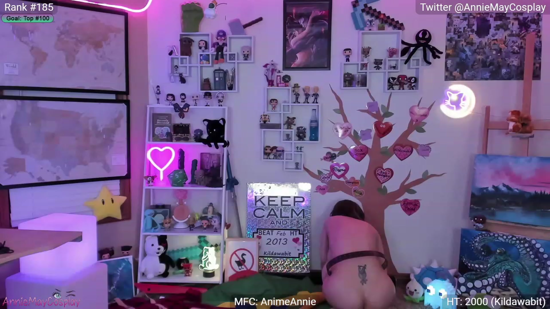 Gallery image thumbnail from AnimeAnnie's myfreecams stream on, 02/05/2023, 04:53 image 7 of 20