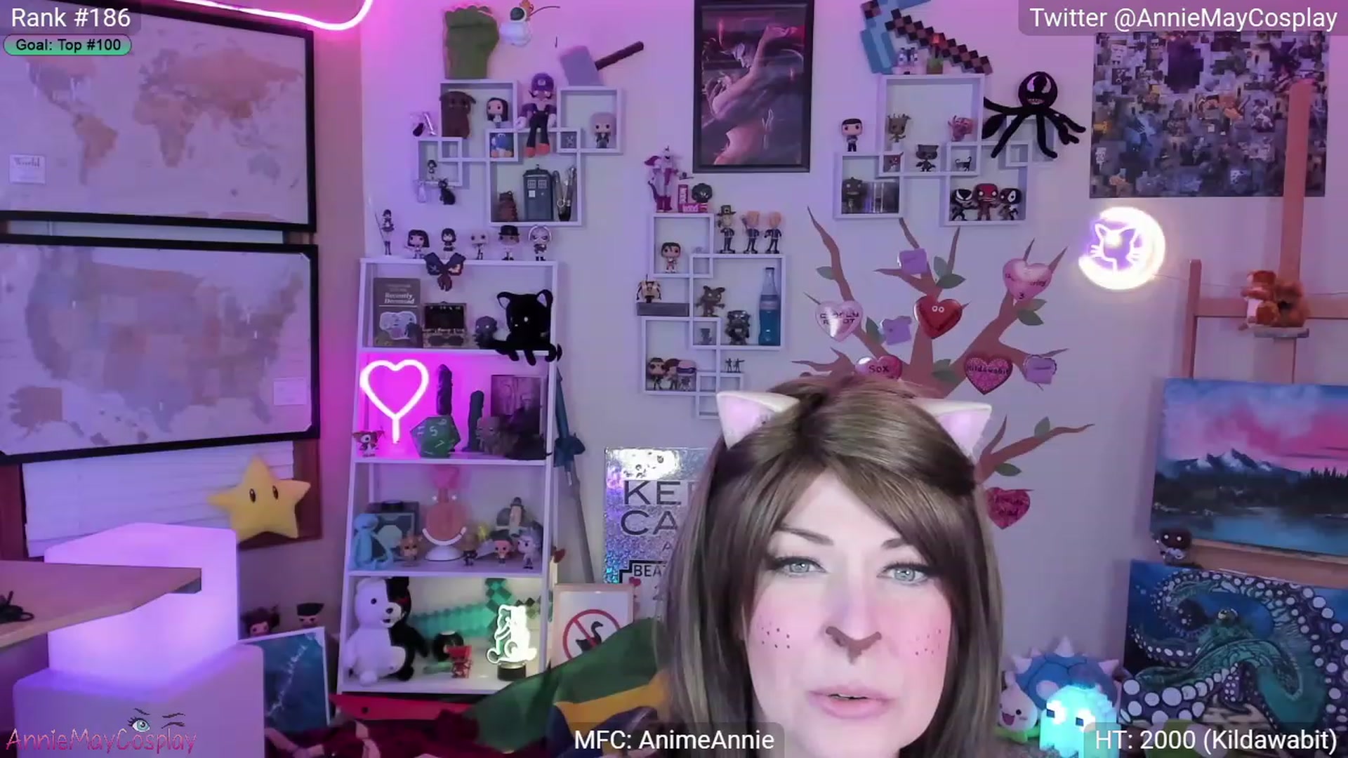 Gallery image thumbnail from AnimeAnnie's myfreecams stream on, 02/05/2023, 04:53 image 9 of 20