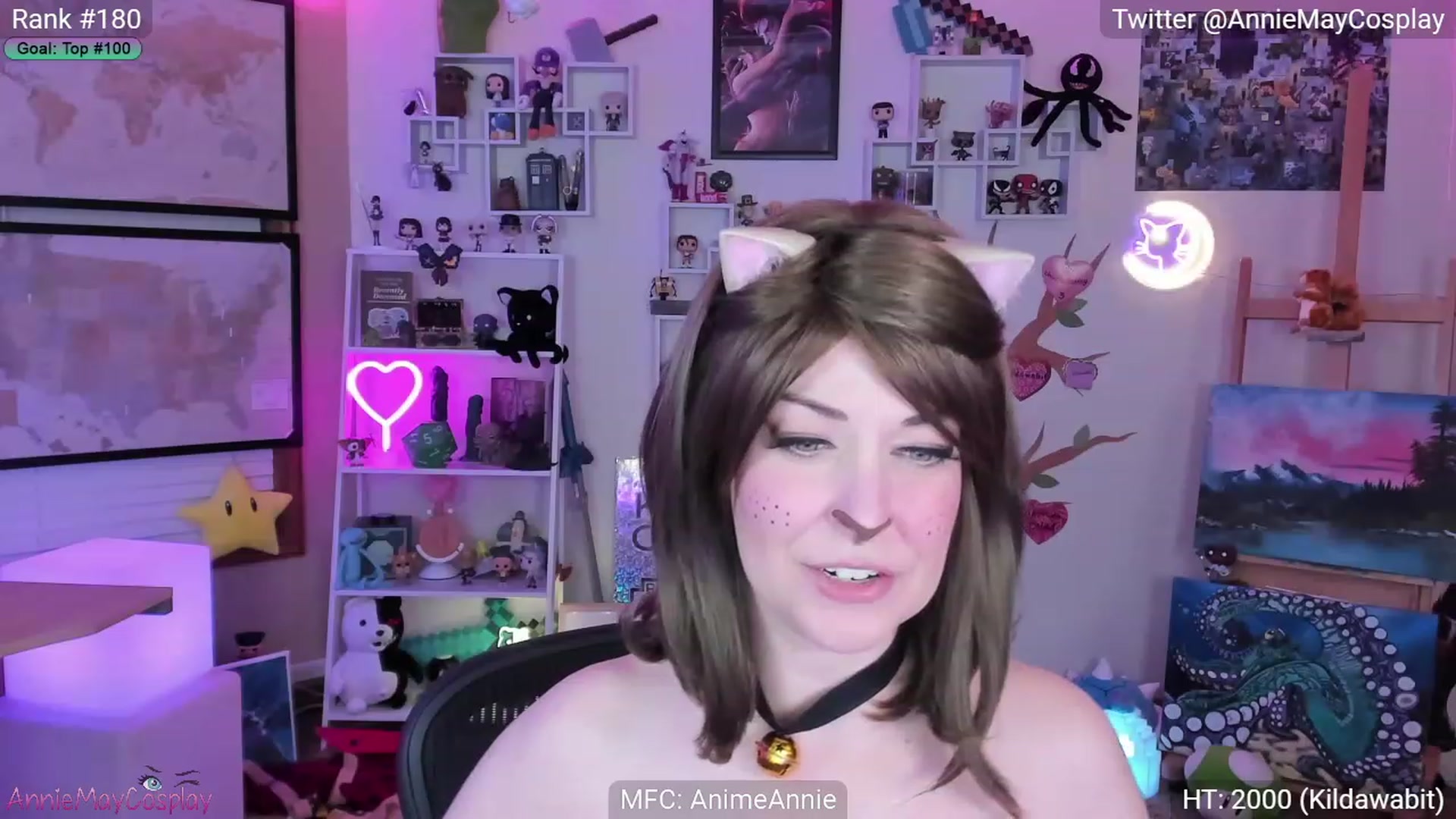 Gallery image thumbnail from AnimeAnnie's myfreecams stream on, 02/05/2023, 04:53 image 20 of 20