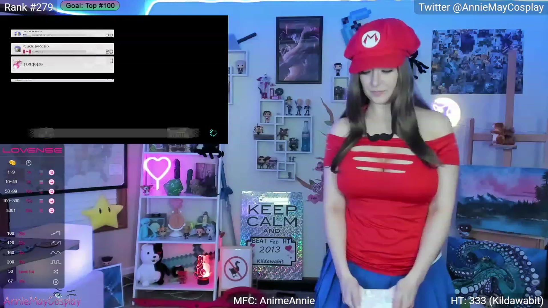 Gallery image thumbnail from AnimeAnnie's myfreecams stream on, 02/07/2023, 03:16 image 5 of 20