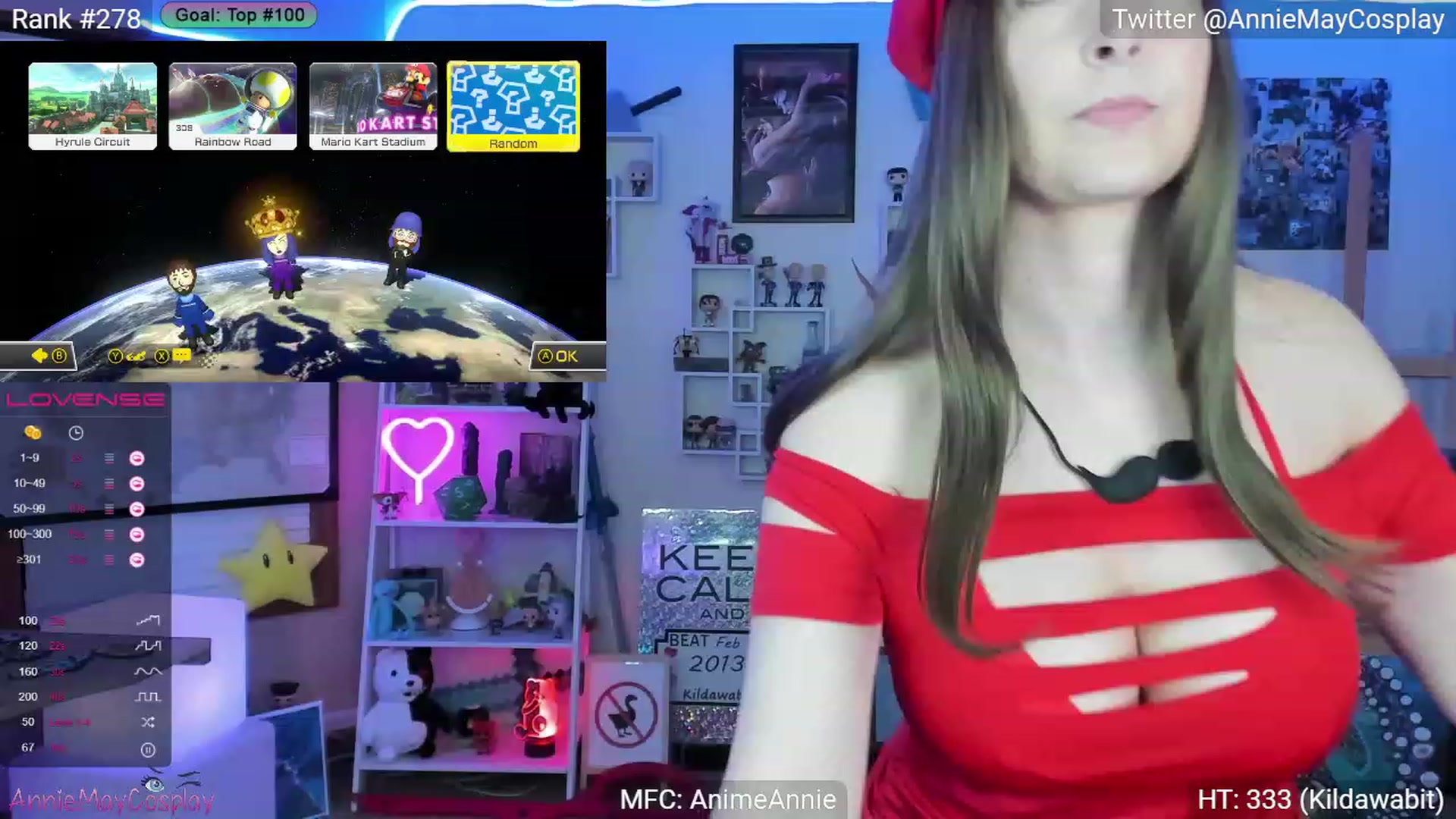 Gallery image thumbnail from AnimeAnnie's myfreecams stream on, 02/07/2023, 03:16 image 7 of 20