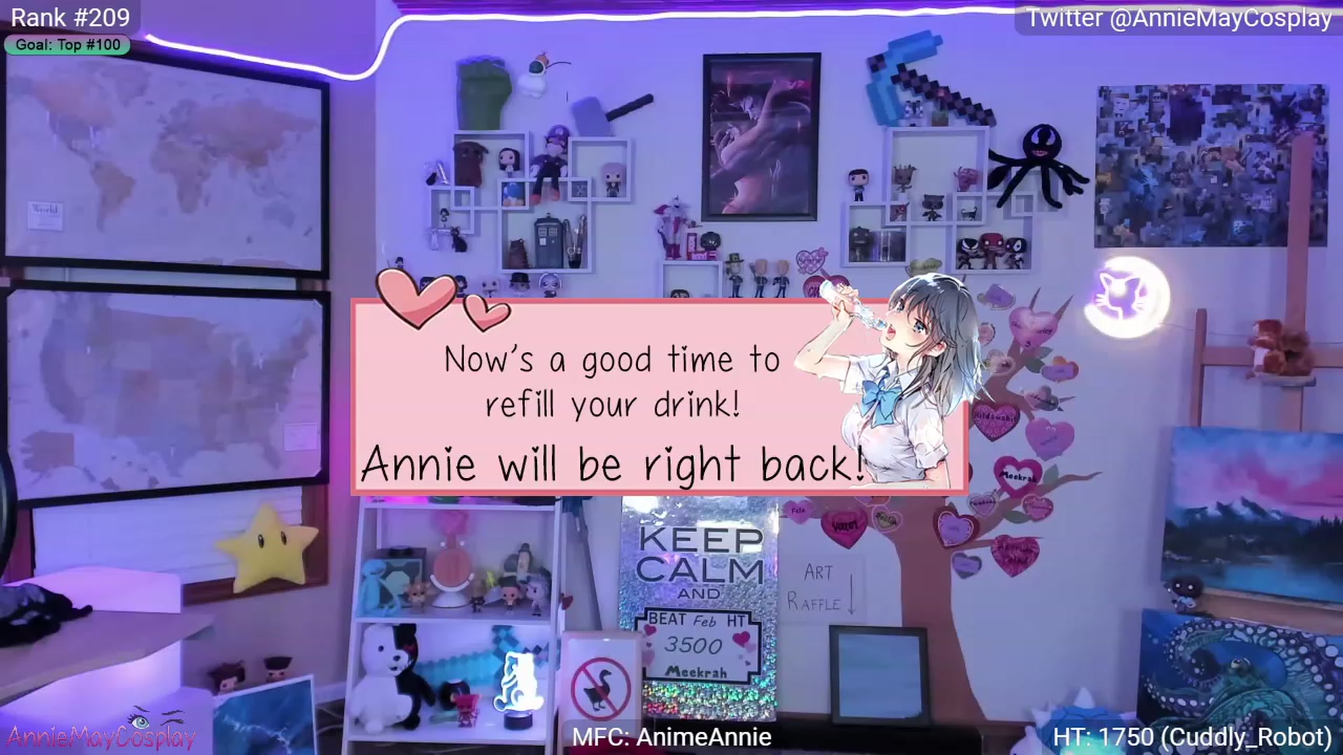 Gallery image thumbnail from AnimeAnnie's myfreecams stream on, 02/09/2023, 04:24 image 4 of 20
