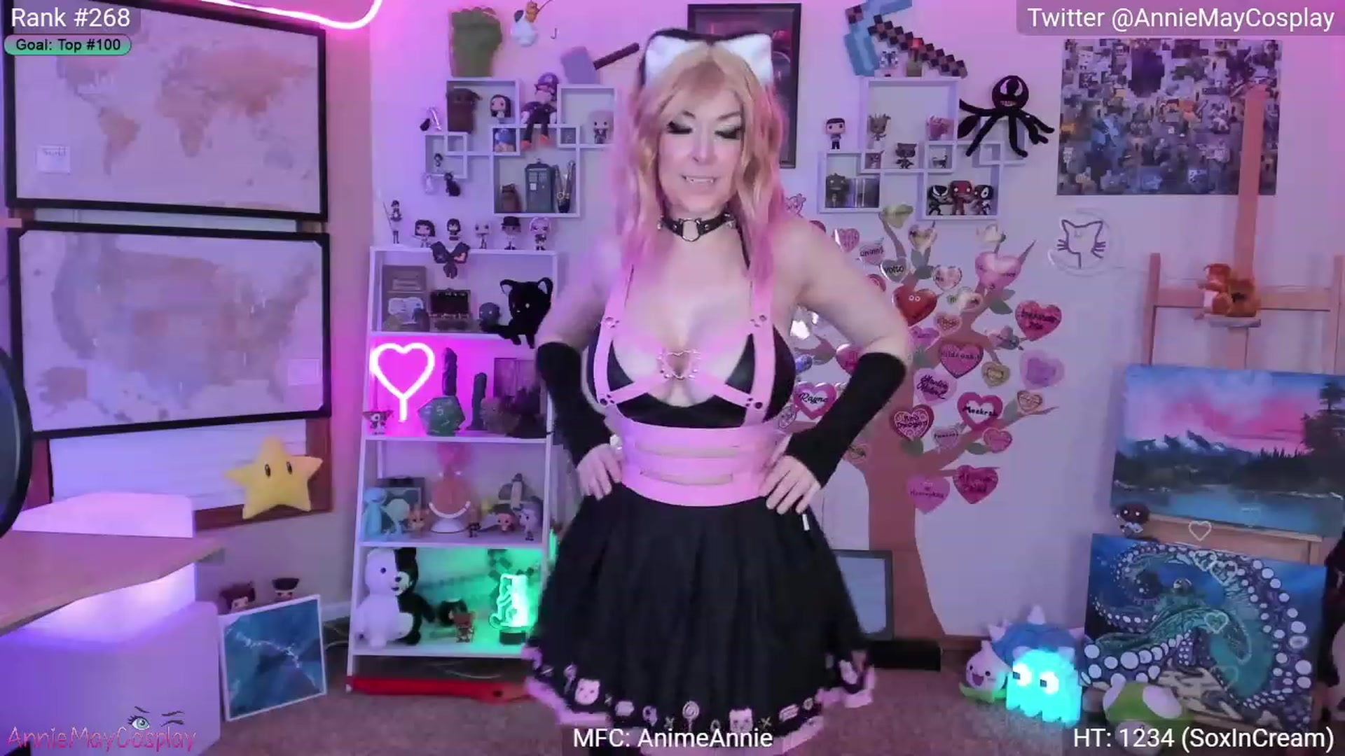 Gallery image thumbnail from AnimeAnnie's myfreecams stream on, 02/12/2023, 02:24 image 8 of 20