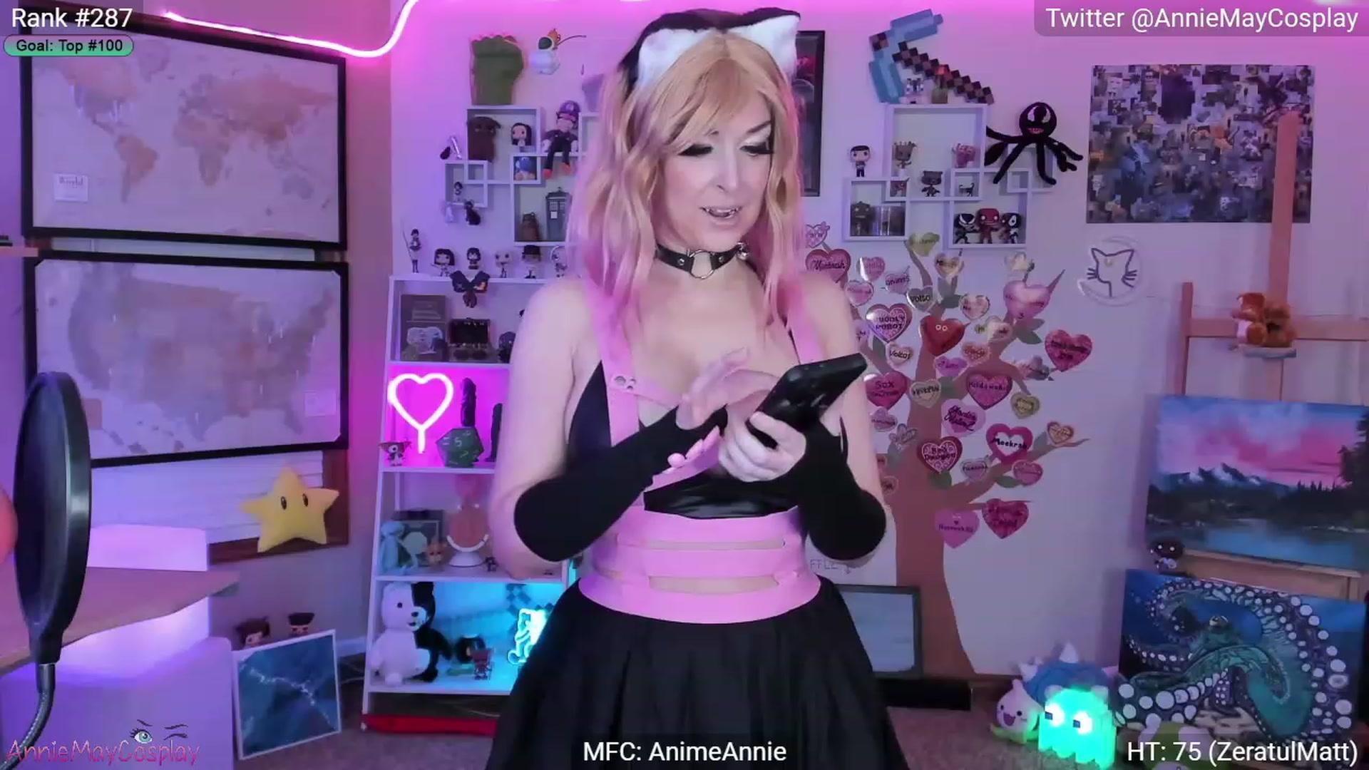 Gallery image thumbnail from AnimeAnnie's myfreecams stream on, 02/12/2023, 02:24 image 3 of 20