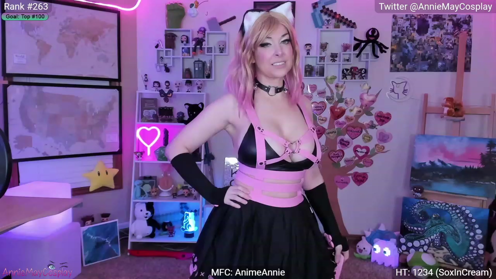 Gallery image thumbnail from AnimeAnnie's myfreecams stream on, 02/12/2023, 03:22 image 8 of 20