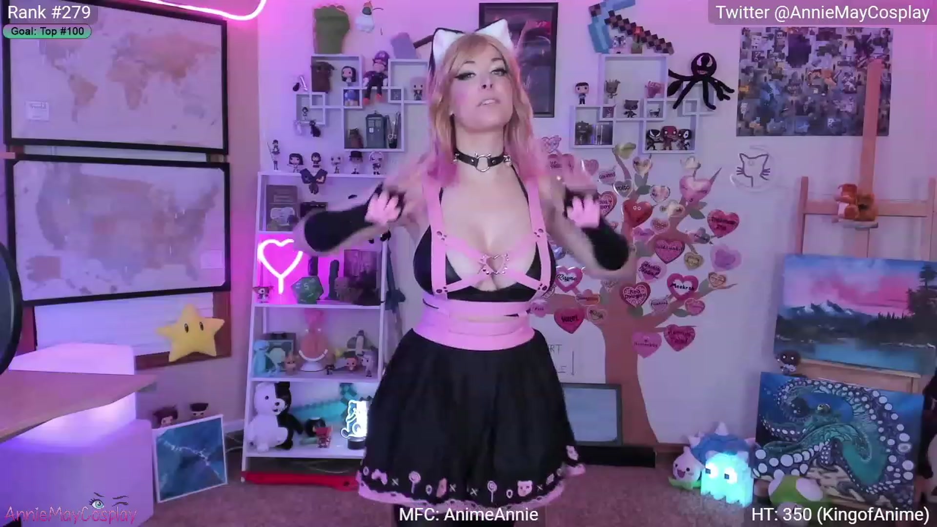 Gallery image thumbnail from AnimeAnnie's myfreecams stream on, 02/12/2023, 03:22 image 6 of 20