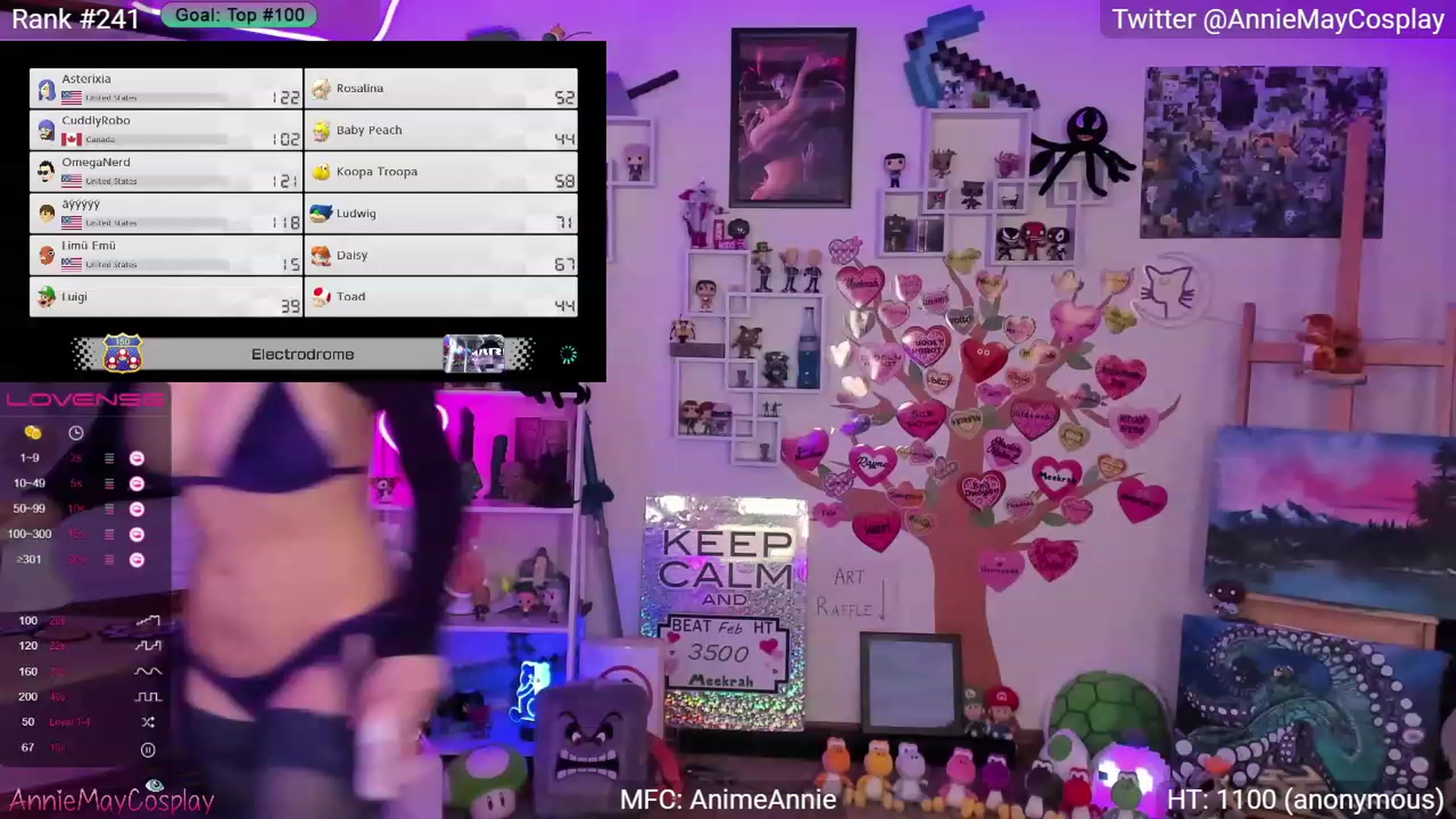 Gallery image thumbnail from AnimeAnnie's myfreecams stream on, 02/14/2023, 03:20 image 5 of 20