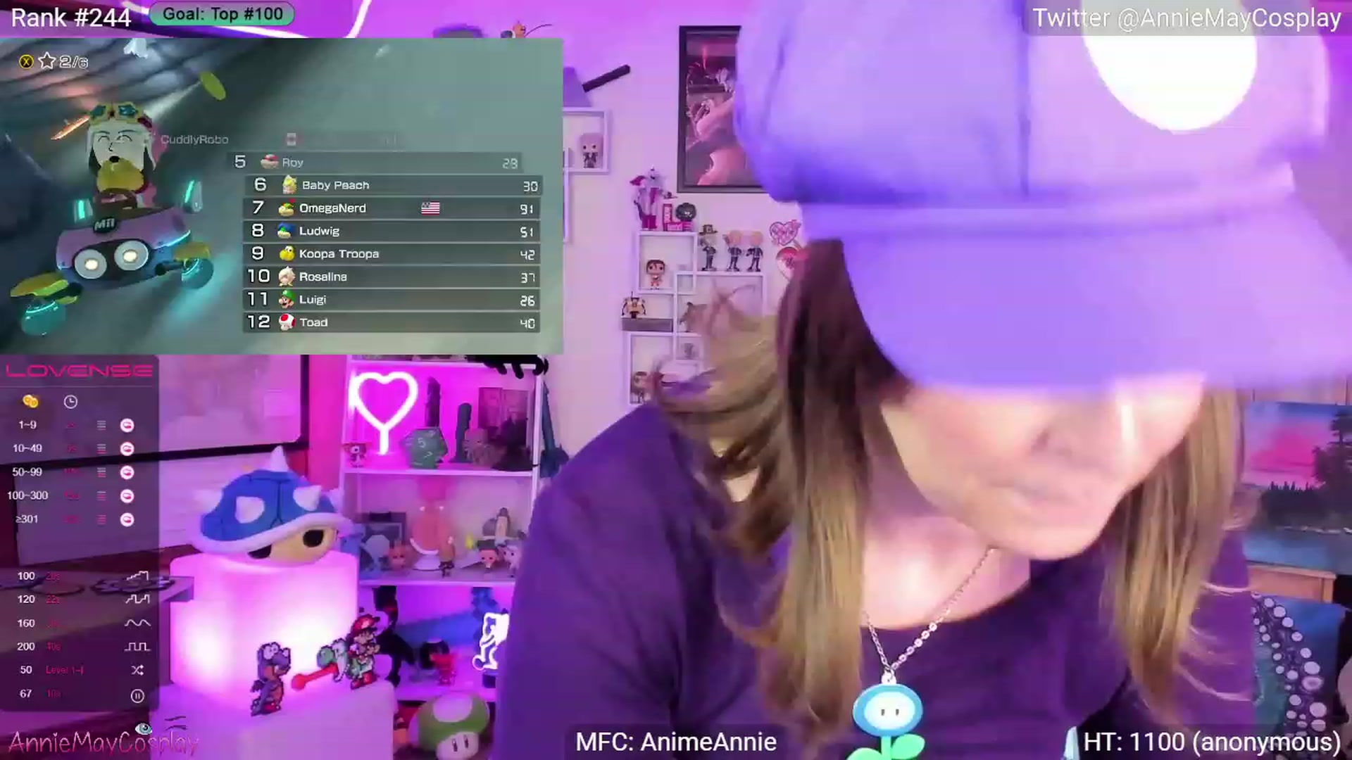 Gallery image thumbnail from AnimeAnnie's myfreecams stream on, 02/14/2023, 03:20 image 2 of 20