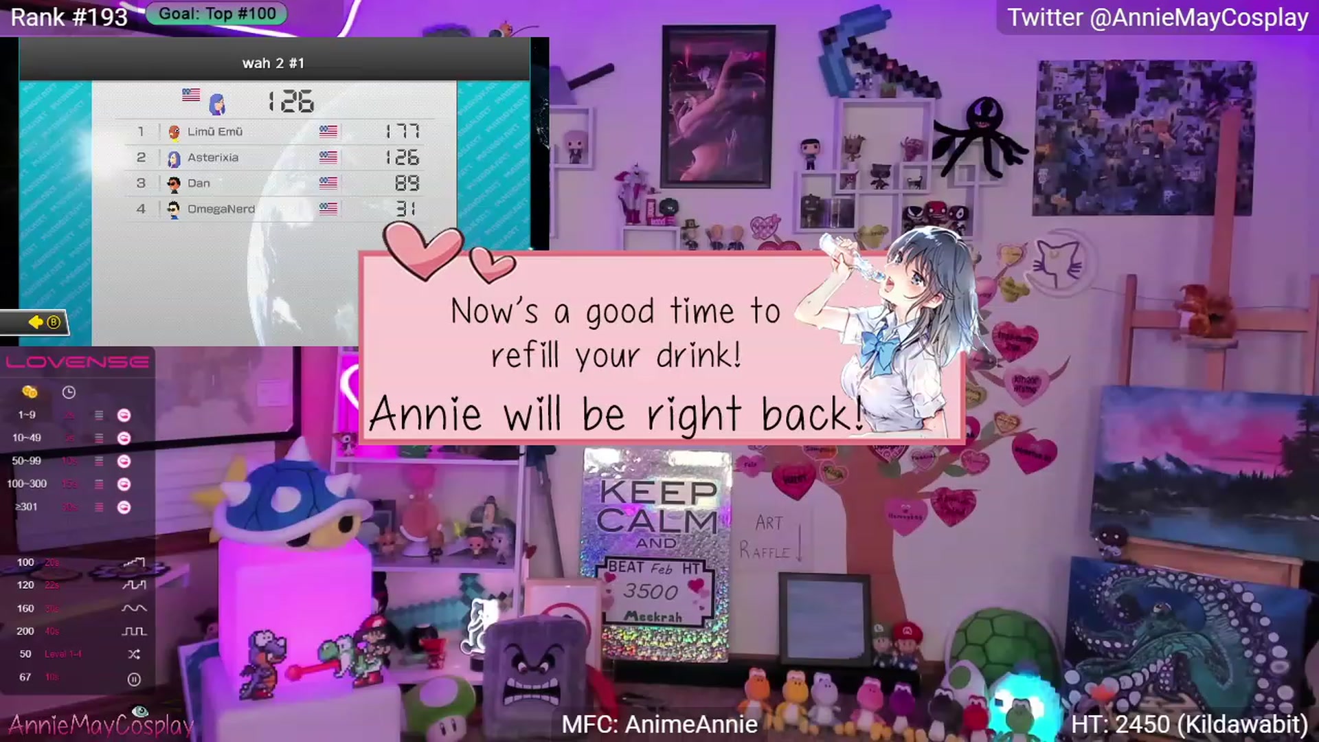 Gallery image thumbnail from AnimeAnnie's myfreecams stream on, 02/14/2023, 03:20 image 19 of 20