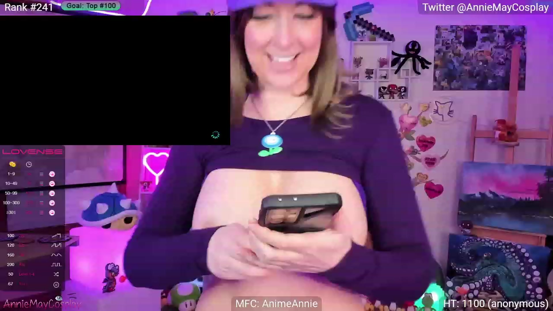 Gallery image thumbnail from AnimeAnnie's myfreecams stream on, 02/14/2023, 03:20 image 3 of 20