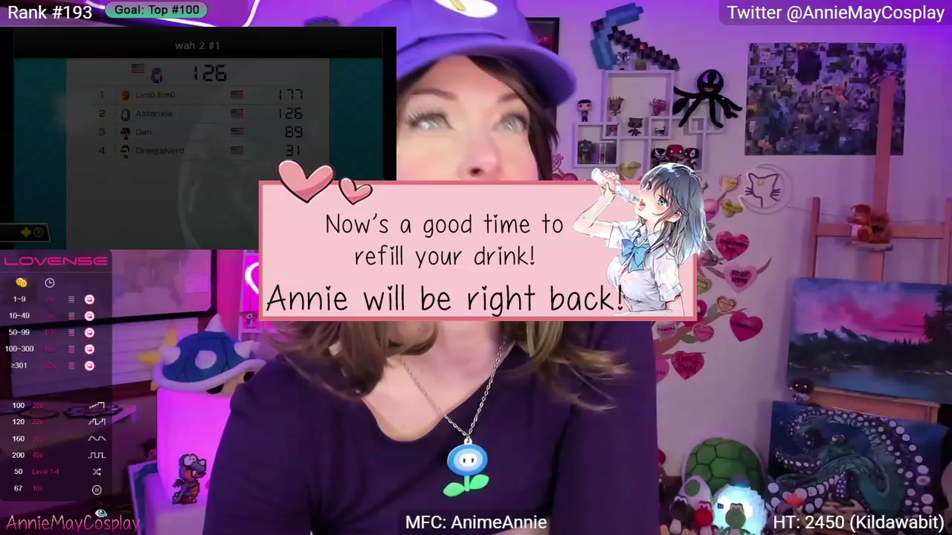Gallery image thumbnail from AnimeAnnie's myfreecams stream on, 02/14/2023, 03:20 image 20 of 20