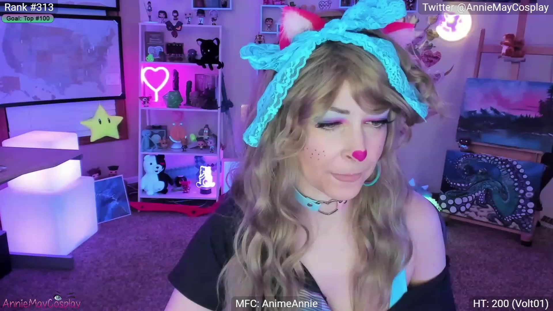 Gallery image thumbnail from AnimeAnnie's myfreecams stream on, 02/19/2023, 02:51 image 4 of 20
