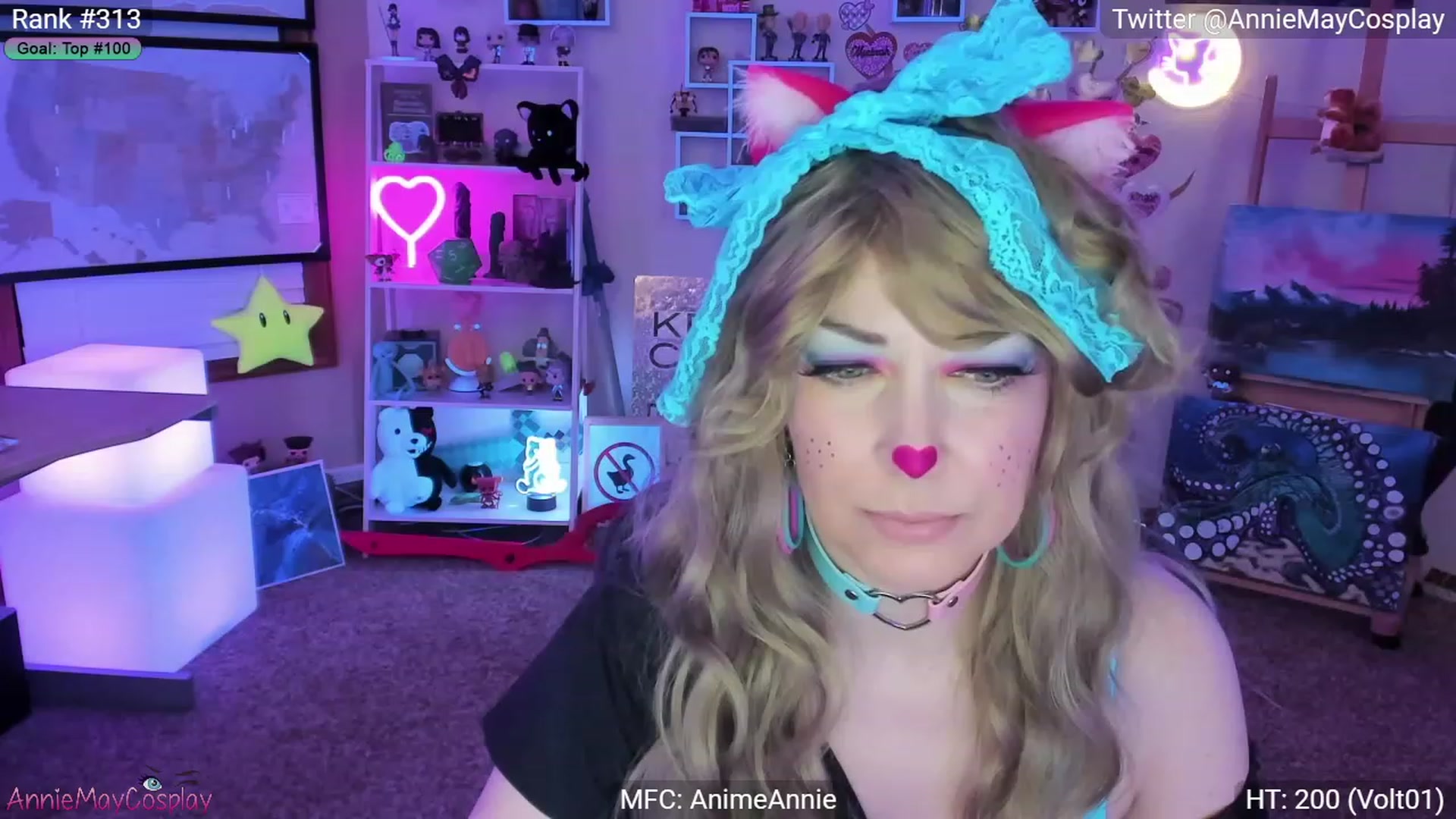 Gallery image thumbnail from AnimeAnnie's myfreecams stream on, 02/19/2023, 02:51 image 3 of 20