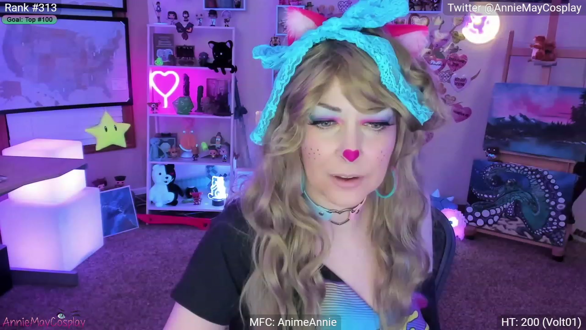 Gallery image thumbnail from AnimeAnnie's myfreecams stream on, 02/19/2023, 02:51 image 8 of 20
