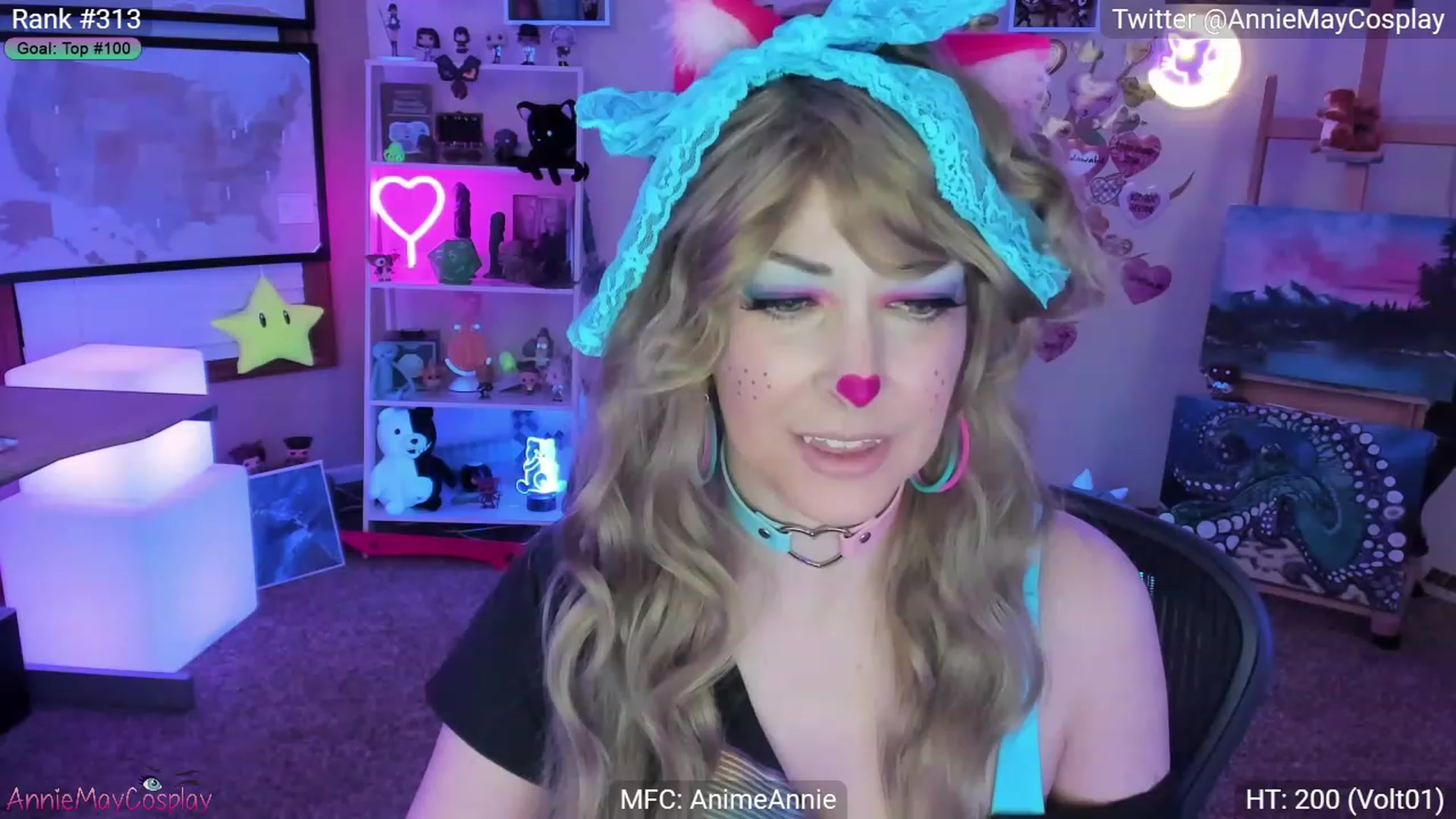 Gallery image thumbnail from AnimeAnnie's myfreecams stream on, 02/19/2023, 02:51 image 18 of 20
