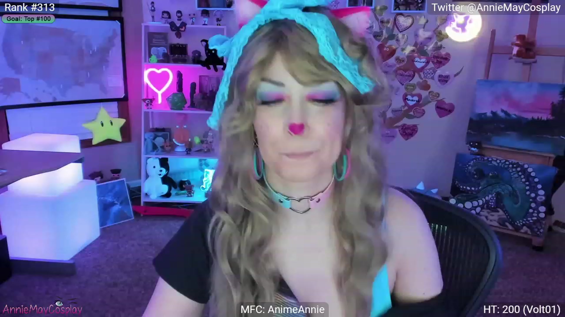 Gallery image thumbnail from AnimeAnnie's myfreecams stream on, 02/19/2023, 02:51 image 16 of 20