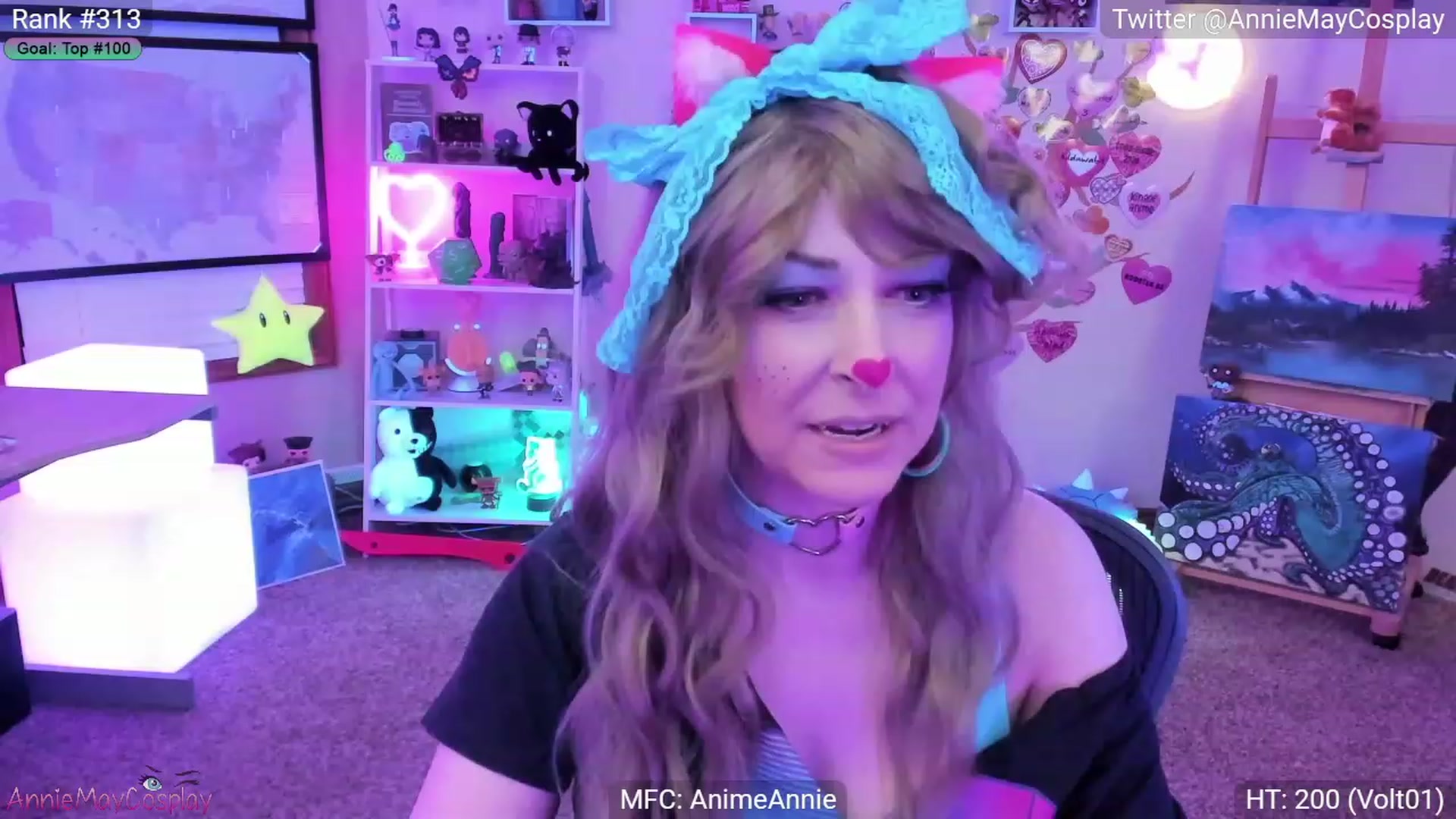 Gallery image thumbnail from AnimeAnnie's myfreecams stream on, 02/19/2023, 02:51 image 10 of 20