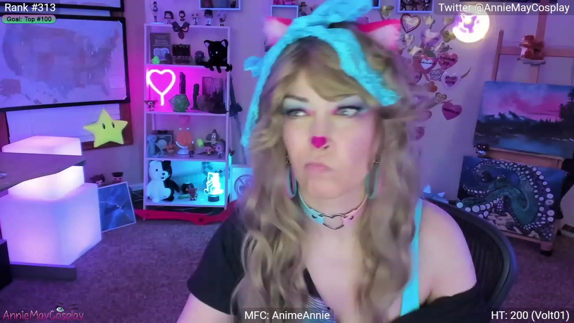 Gallery image thumbnail from AnimeAnnie's myfreecams stream on, 02/19/2023, 02:51 image 12 of 20