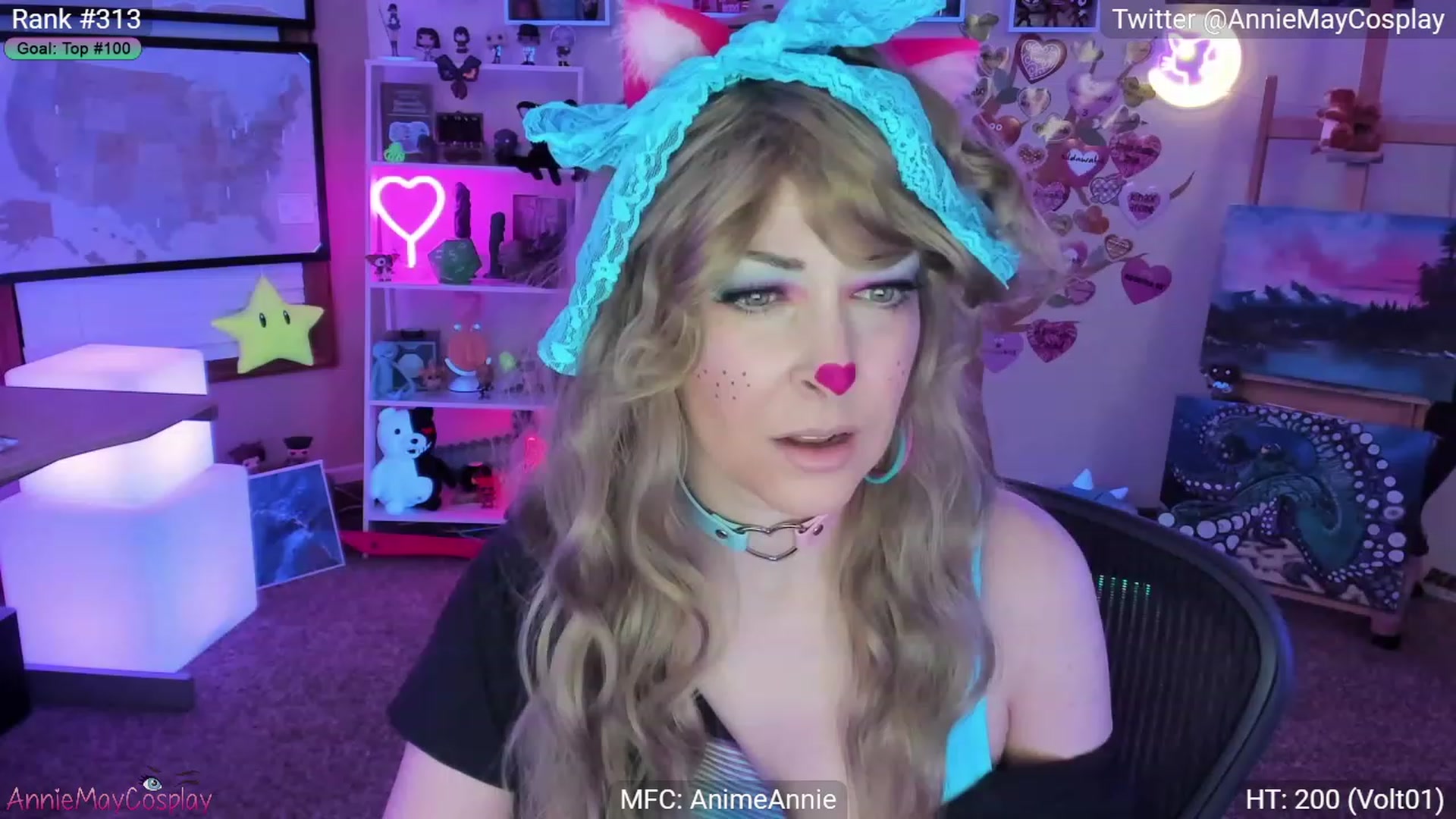 Gallery image thumbnail from AnimeAnnie's myfreecams stream on, 02/19/2023, 02:51 image 15 of 20