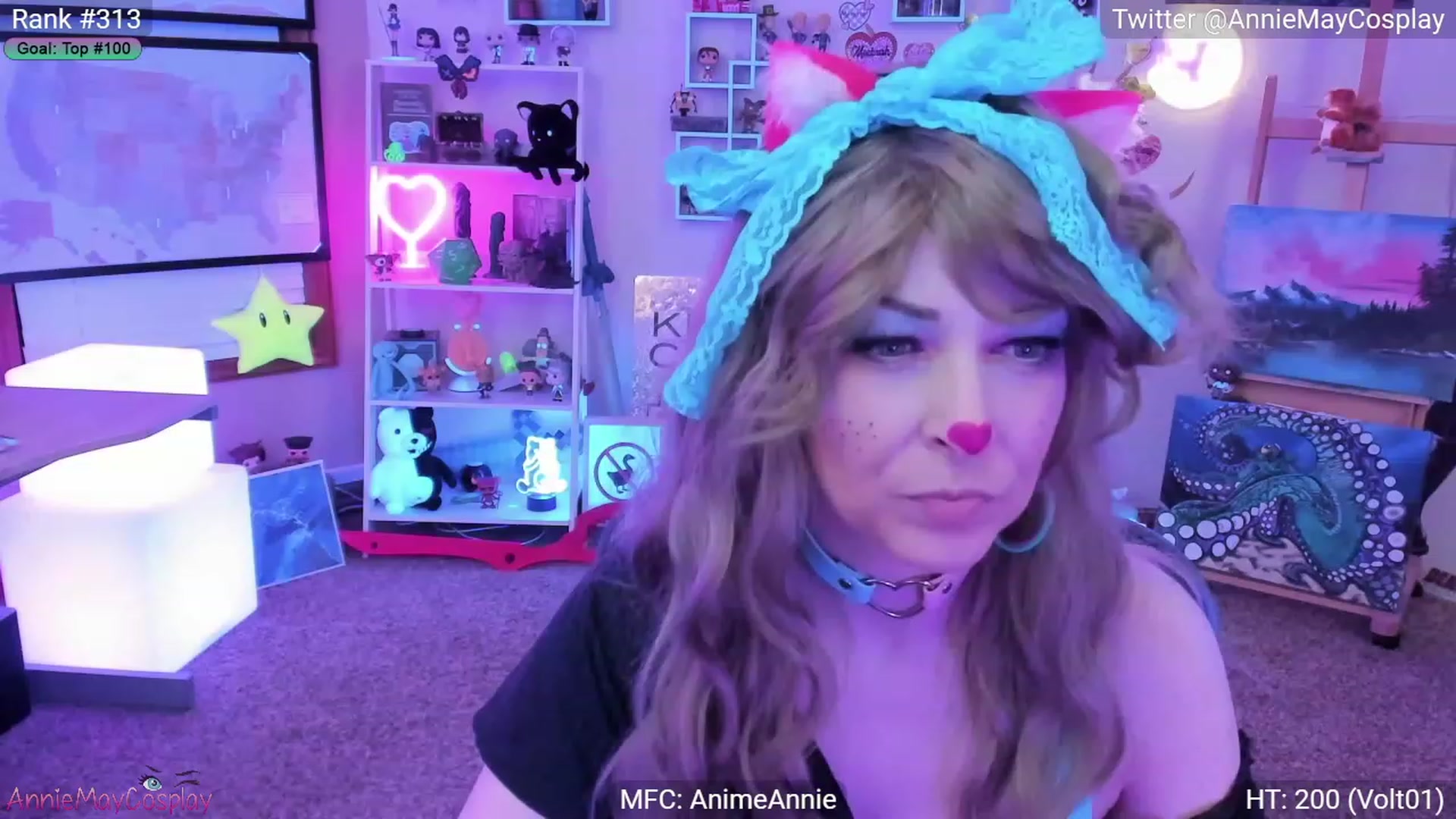 Gallery image thumbnail from AnimeAnnie's myfreecams stream on, 02/19/2023, 02:51 image 1 of 20