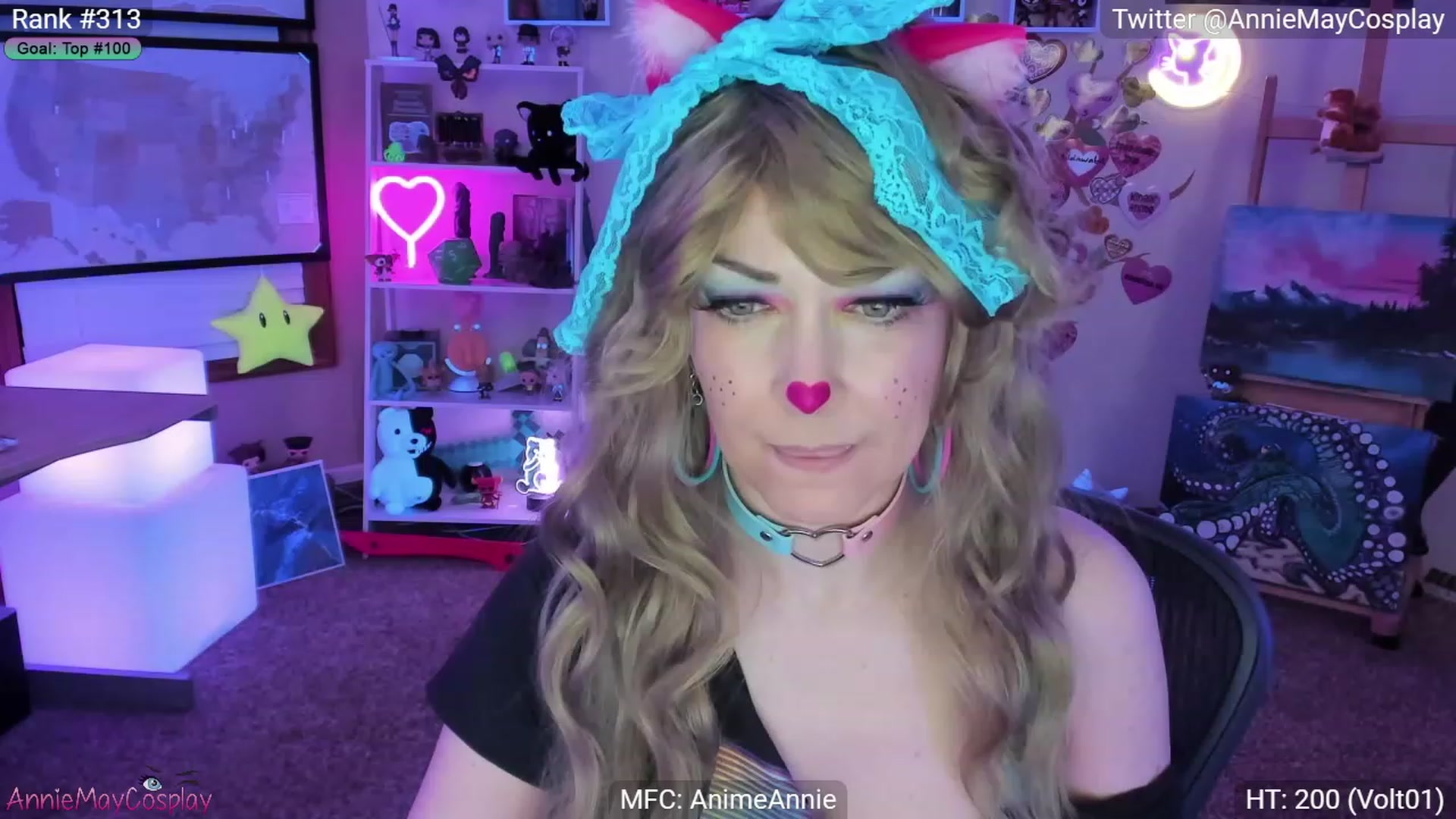 Gallery image thumbnail from AnimeAnnie's myfreecams stream on, 02/19/2023, 02:51 image 17 of 20