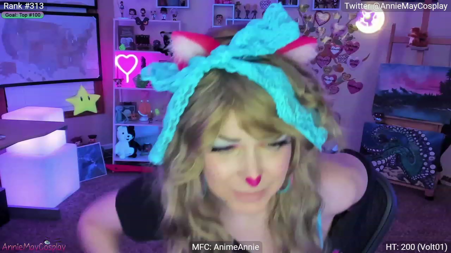 Gallery image thumbnail from AnimeAnnie's myfreecams stream on, 02/19/2023, 02:51 image 14 of 20