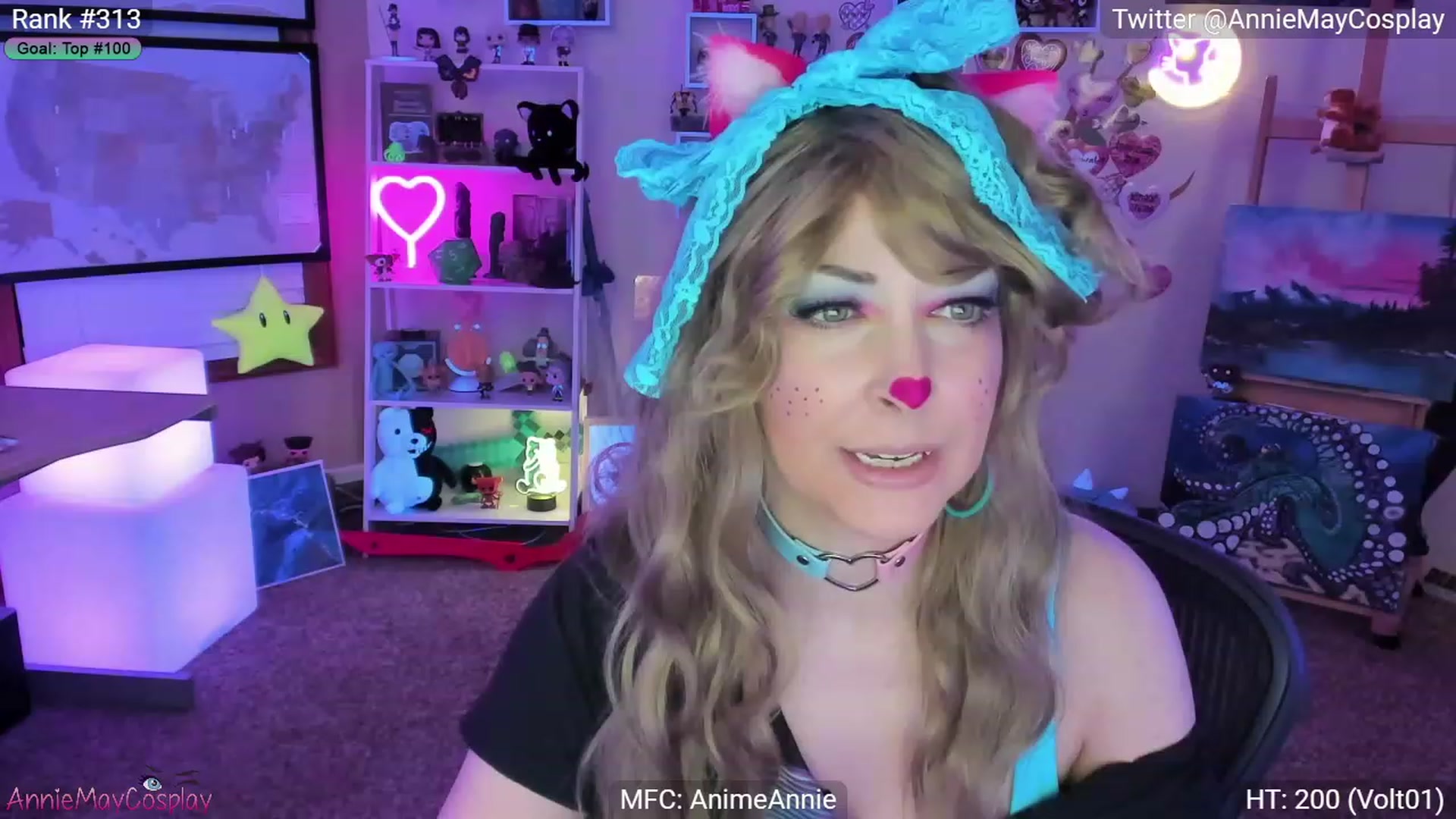 Gallery image thumbnail from AnimeAnnie's myfreecams stream on, 02/19/2023, 02:51 image 13 of 20