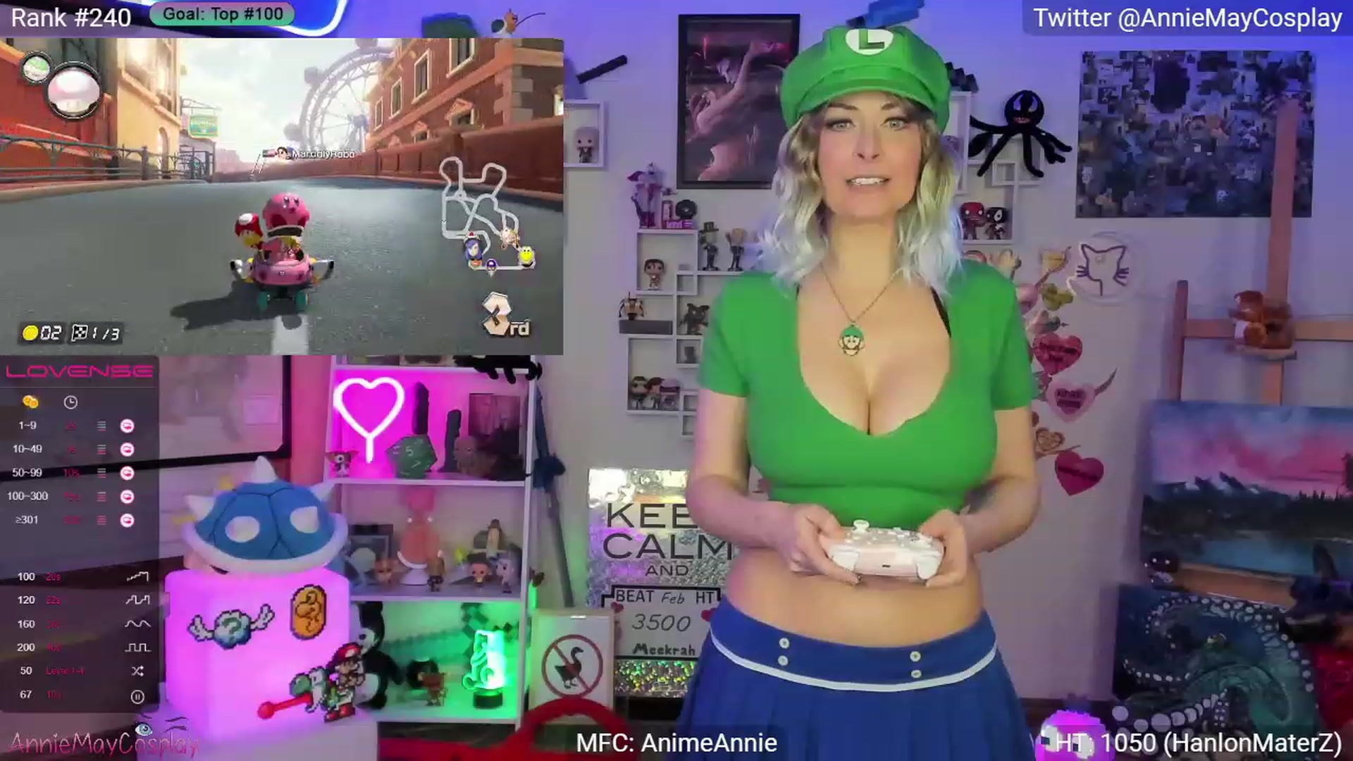Gallery image thumbnail from AnimeAnnie's myfreecams stream on, 02/21/2023, 03:08 image 7 of 20